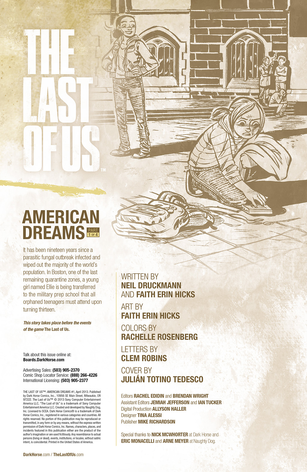 Read online The Last of Us: American Dreams comic -  Issue #1 - 2