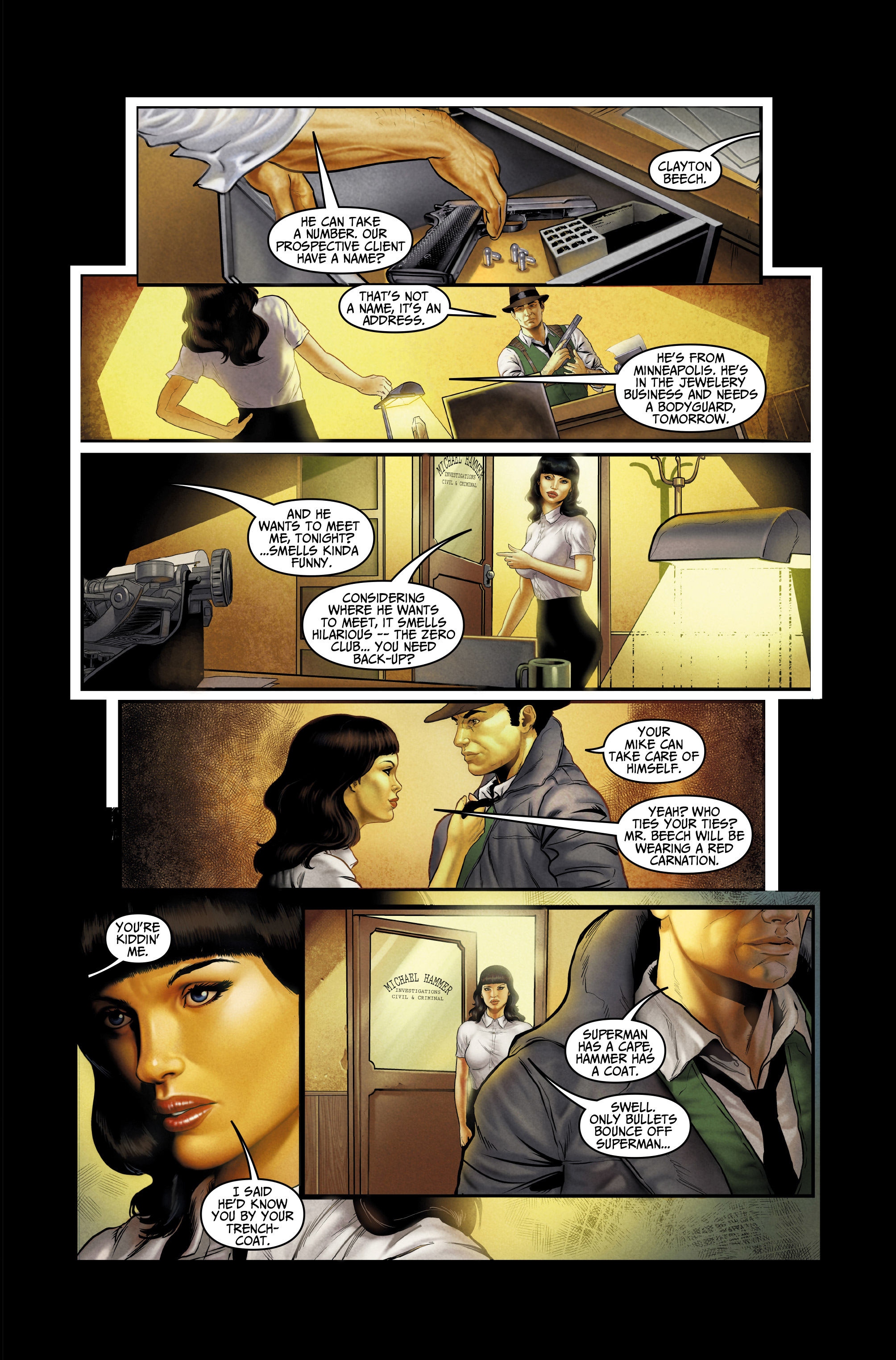 Read online Mickey Spillane's Mike Hammer comic -  Issue #1 - 15