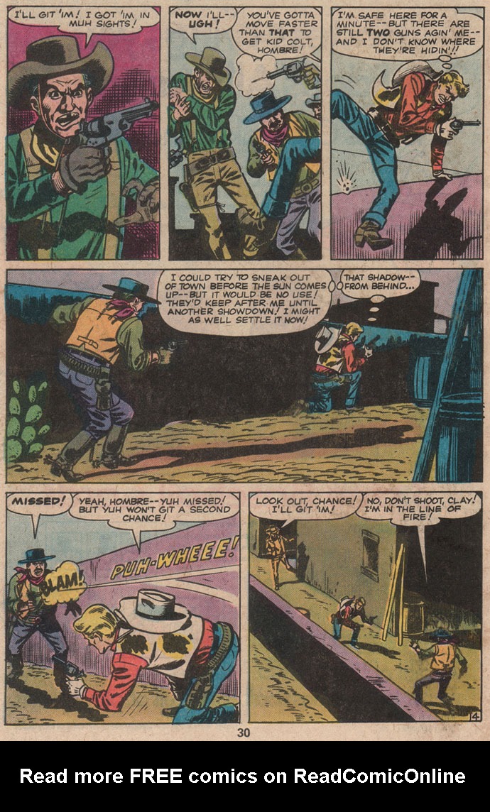 Read online Kid Colt Outlaw comic -  Issue #220 - 32