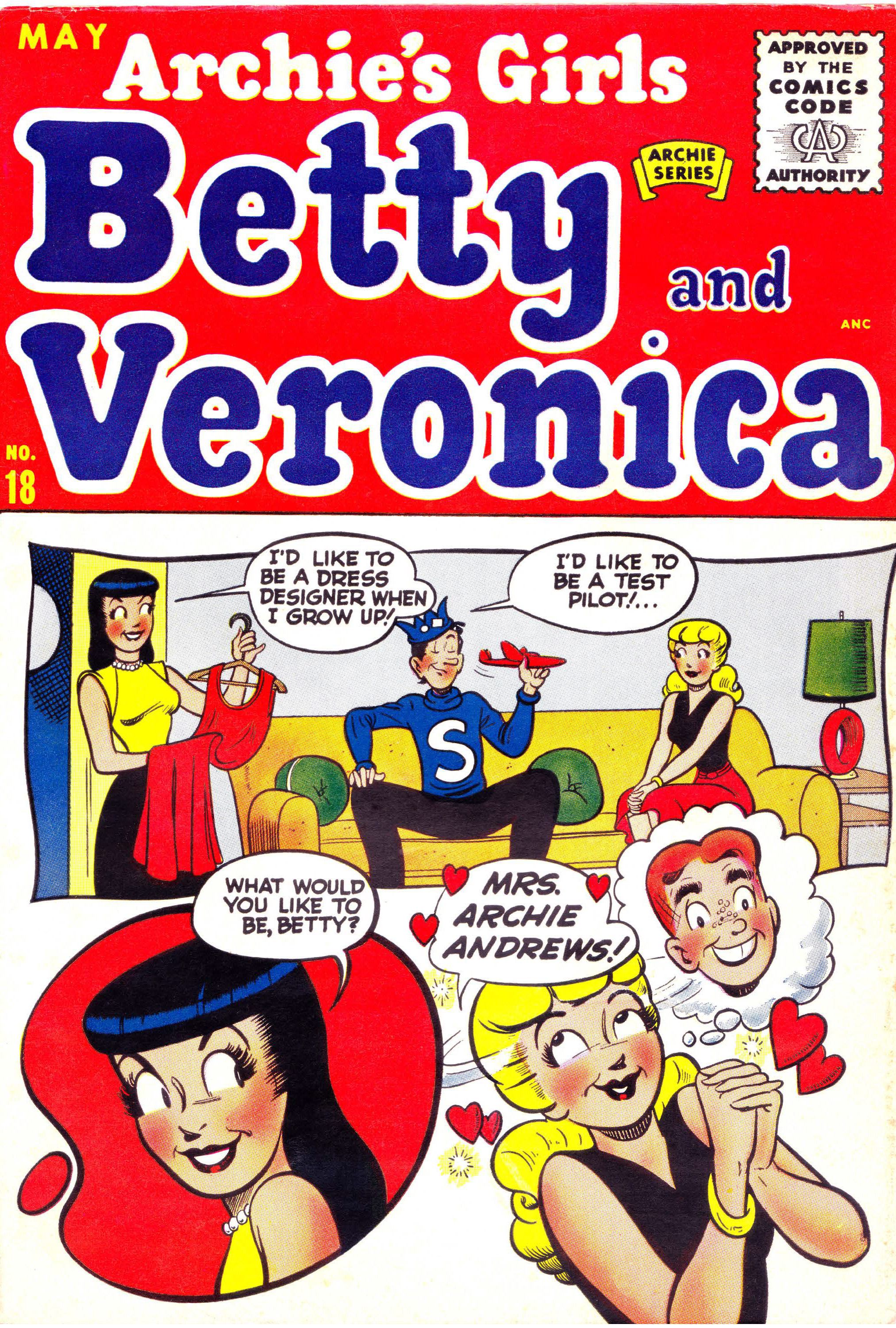 Read online Archie's Girls Betty and Veronica comic -  Issue #18 - 1