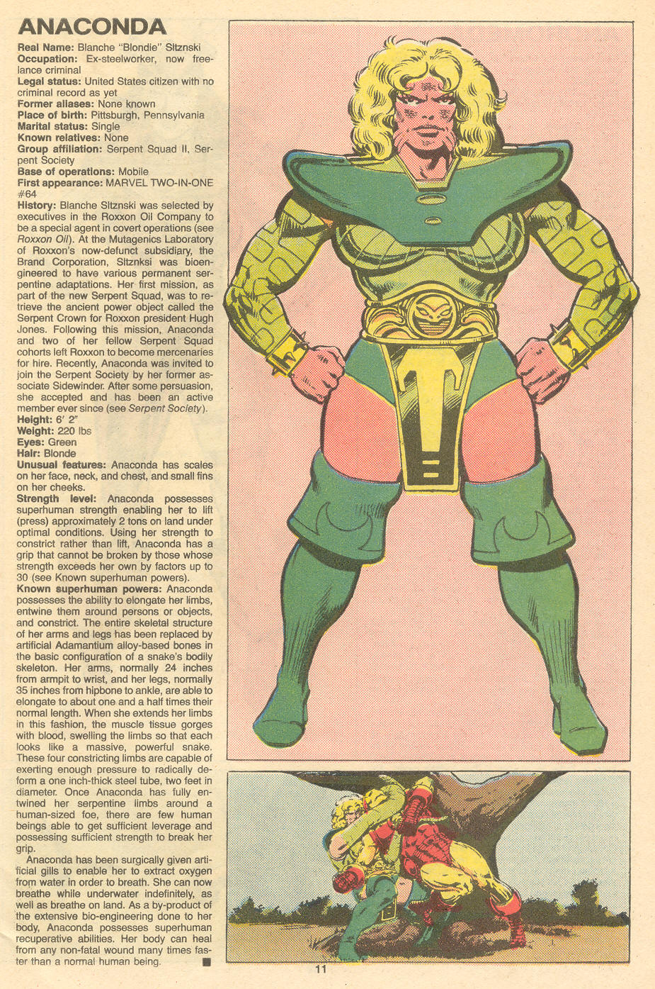 Read online The Official Handbook of the Marvel Universe Deluxe Edition comic -  Issue #1 - 13
