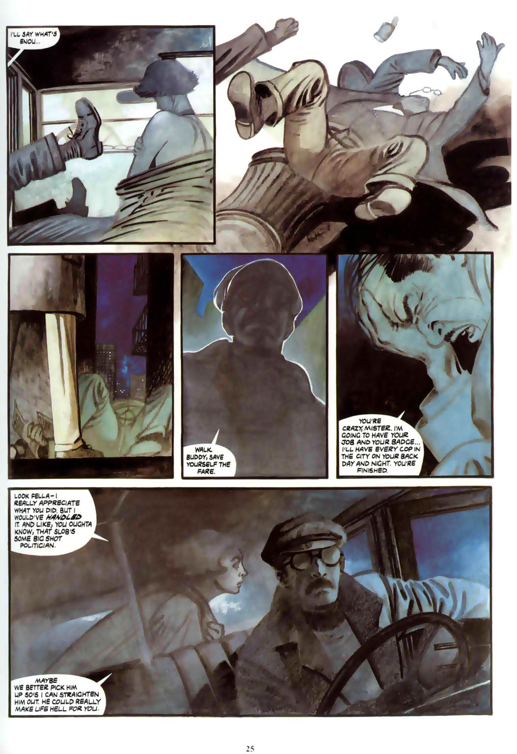 Read online Marvel Graphic Novel comic -  Issue #6 Night Raven - House of Cards - 24