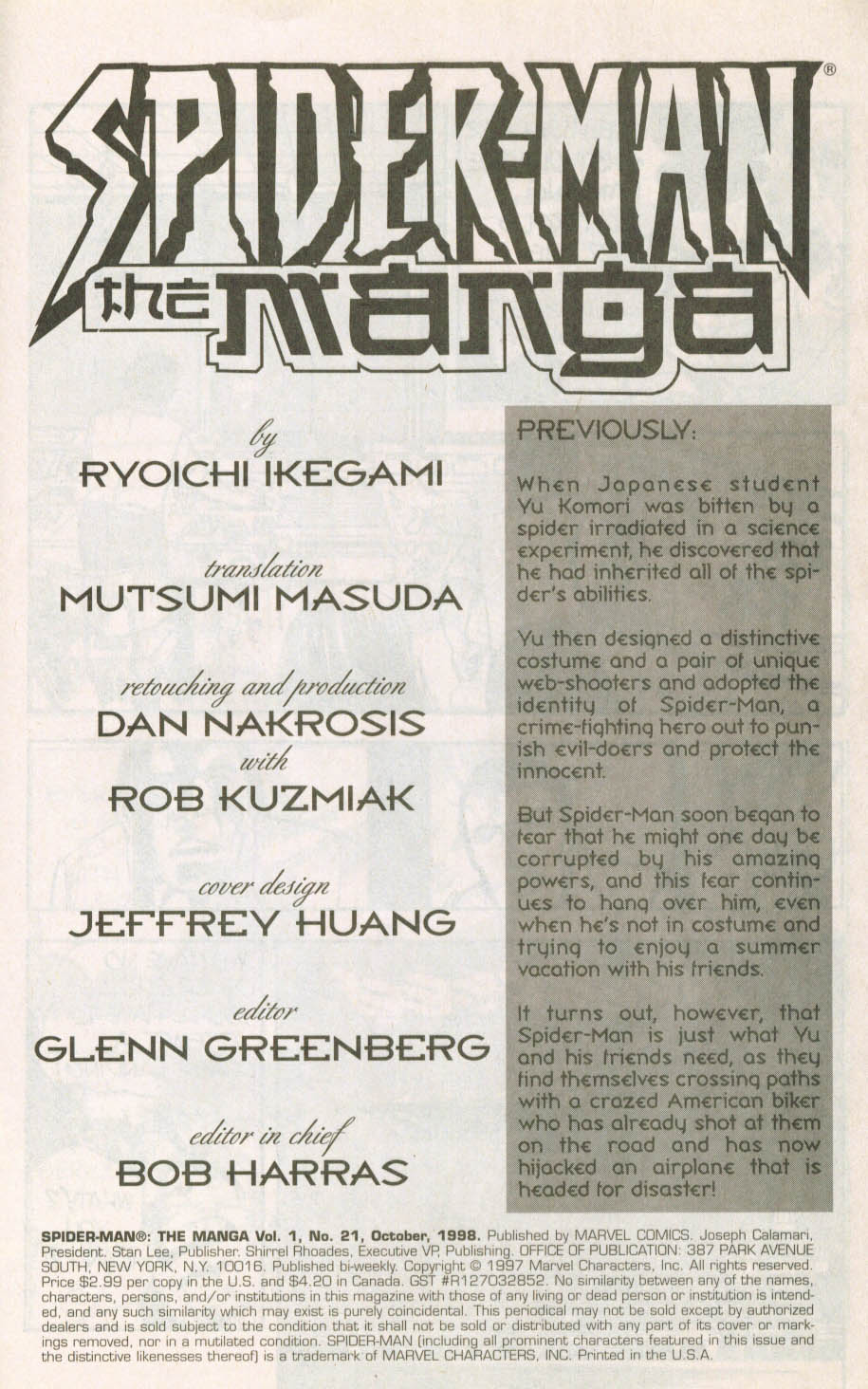 Read online Spider-Man: The Manga comic -  Issue #21 - 2