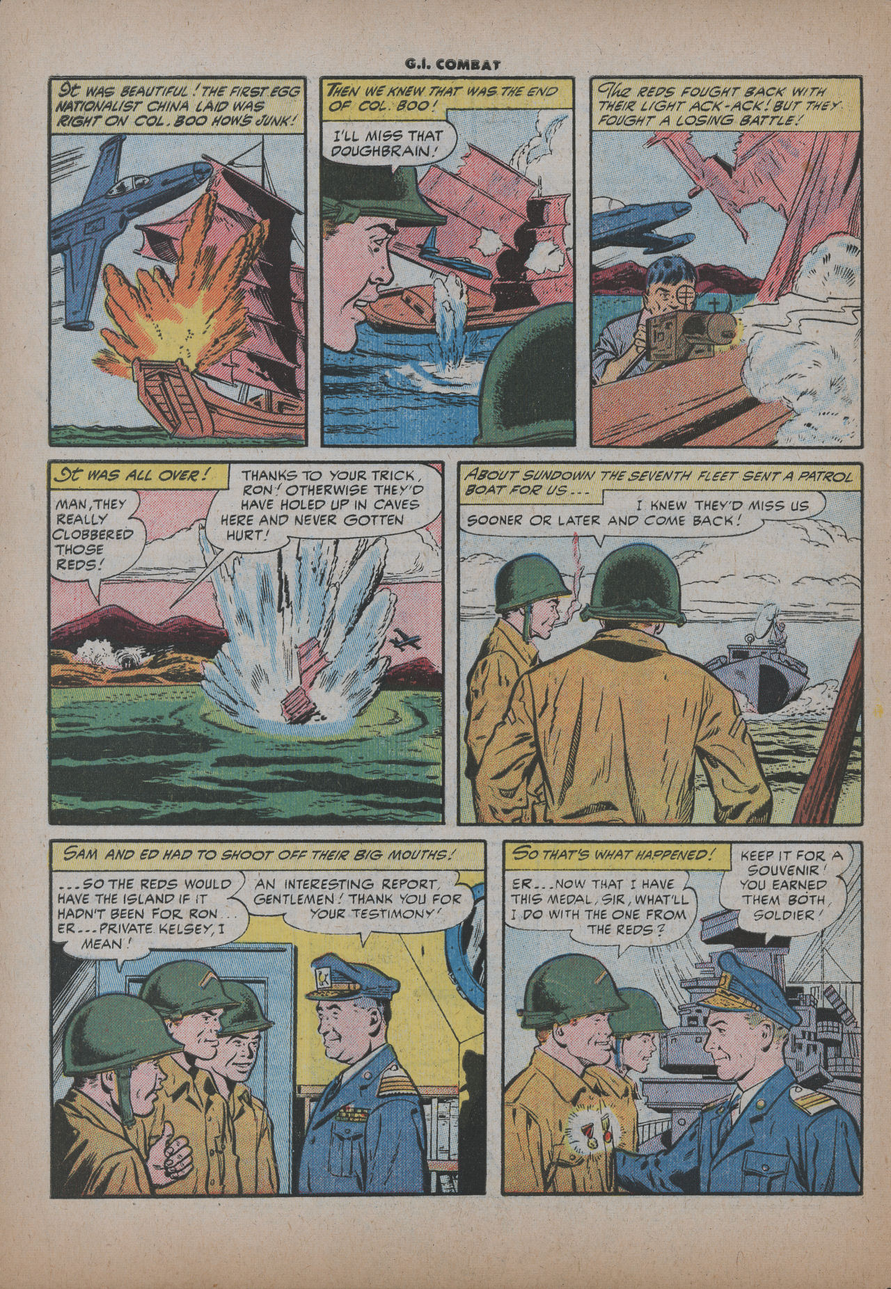 Read online G.I. Combat (1952) comic -  Issue #30 - 32
