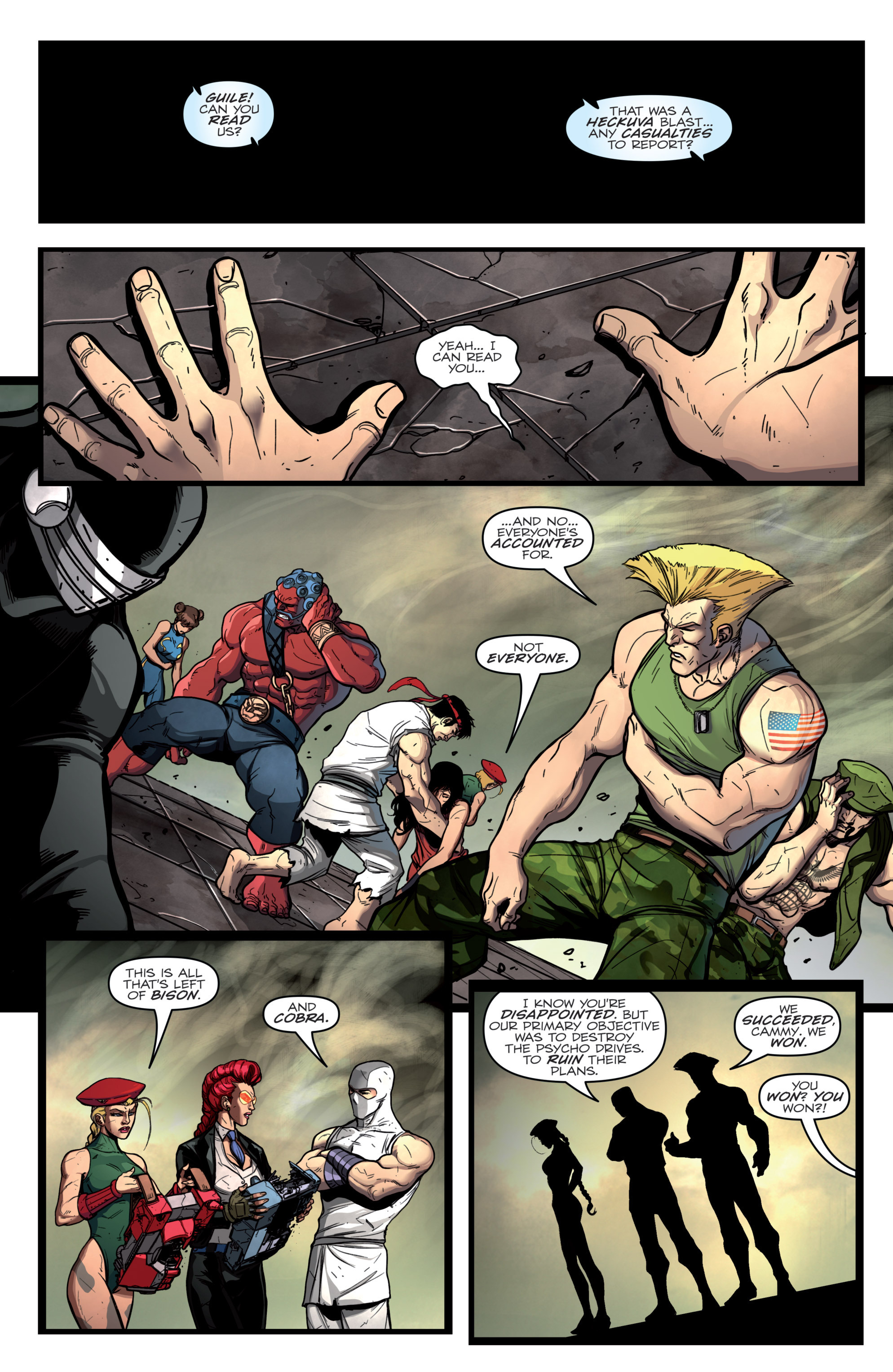 Read online Street Fighter X G.I. Joe comic -  Issue #6 - 18