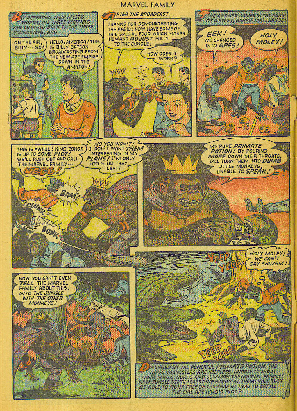 Read online The Marvel Family comic -  Issue #85 - 8