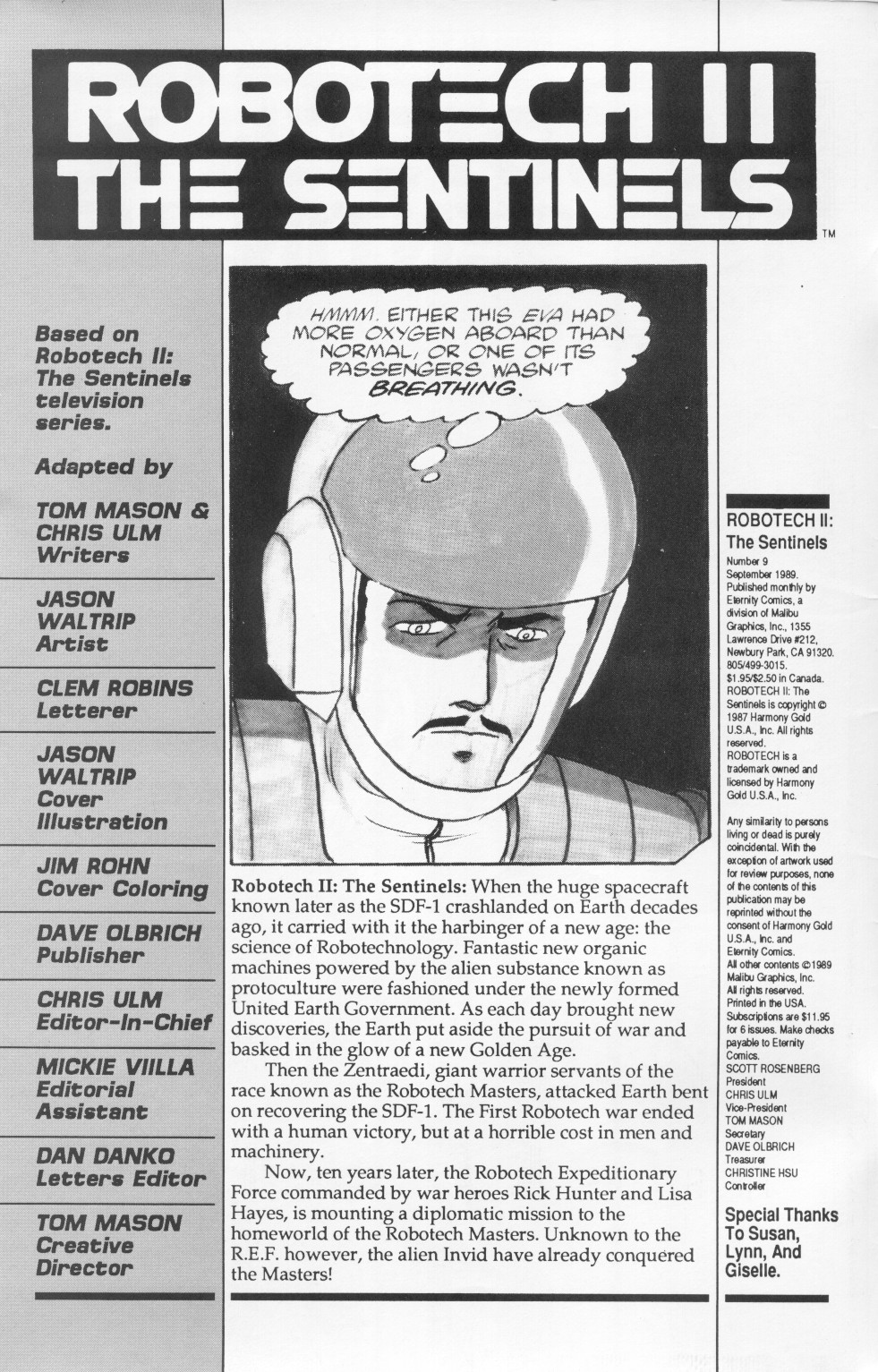 <{ $series->title }} issue Robotech II: The Sentinels Book 1 Issue #9 - Page 2