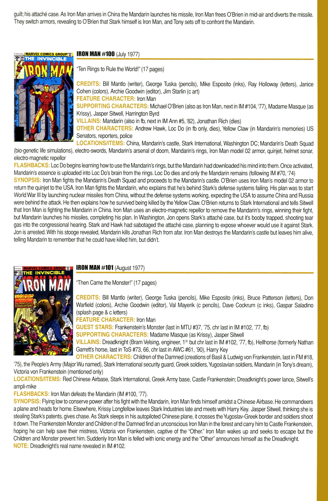 Read online Official Index to the Marvel Universe comic -  Issue #4 - 39