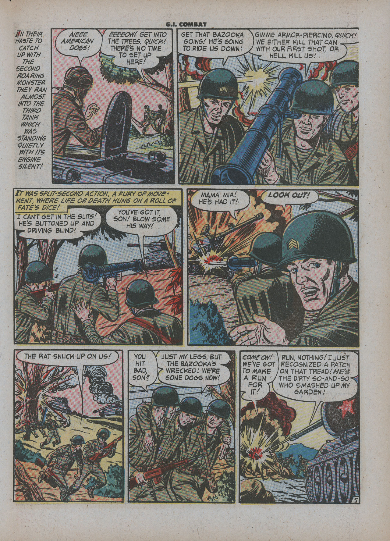 Read online G.I. Combat (1952) comic -  Issue #7 - 32