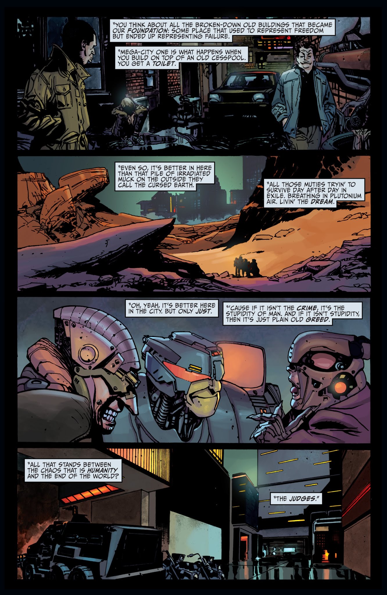 Read online Judge Dredd: Toxic comic -  Issue #1 - 4
