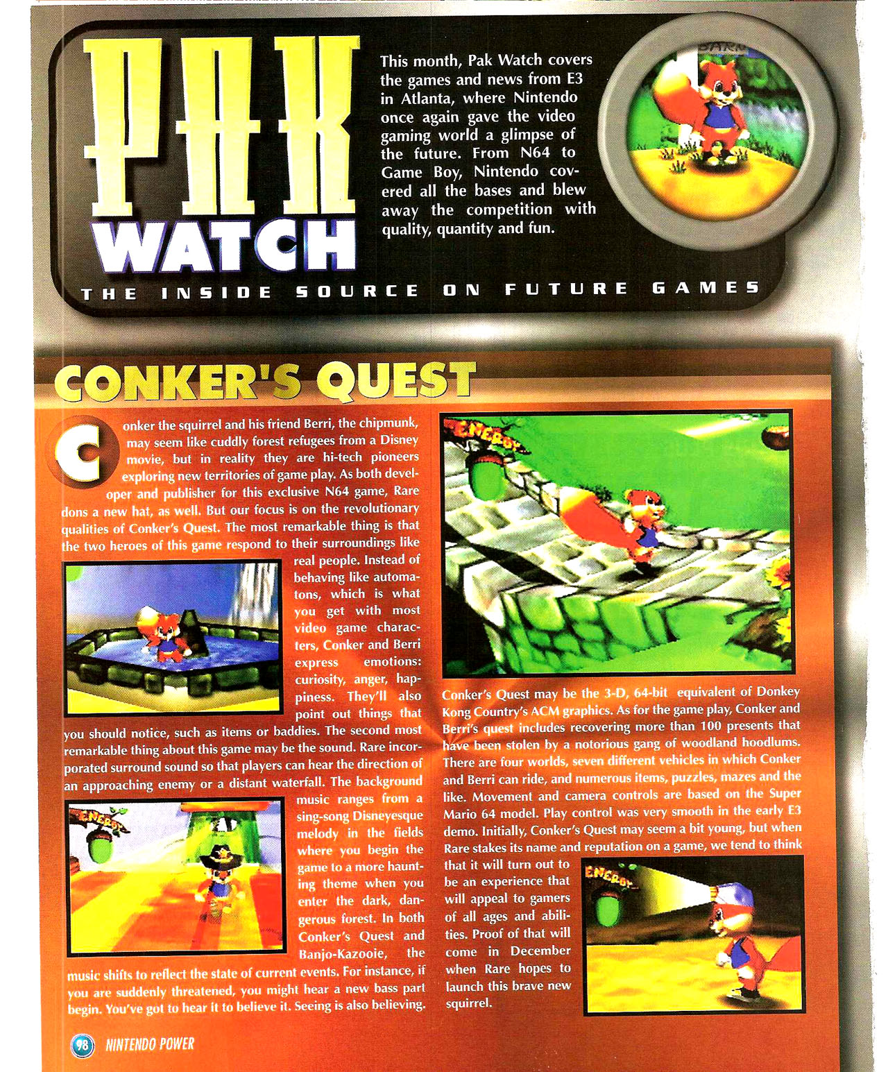 Read online Nintendo Power comic -  Issue #99 - 109
