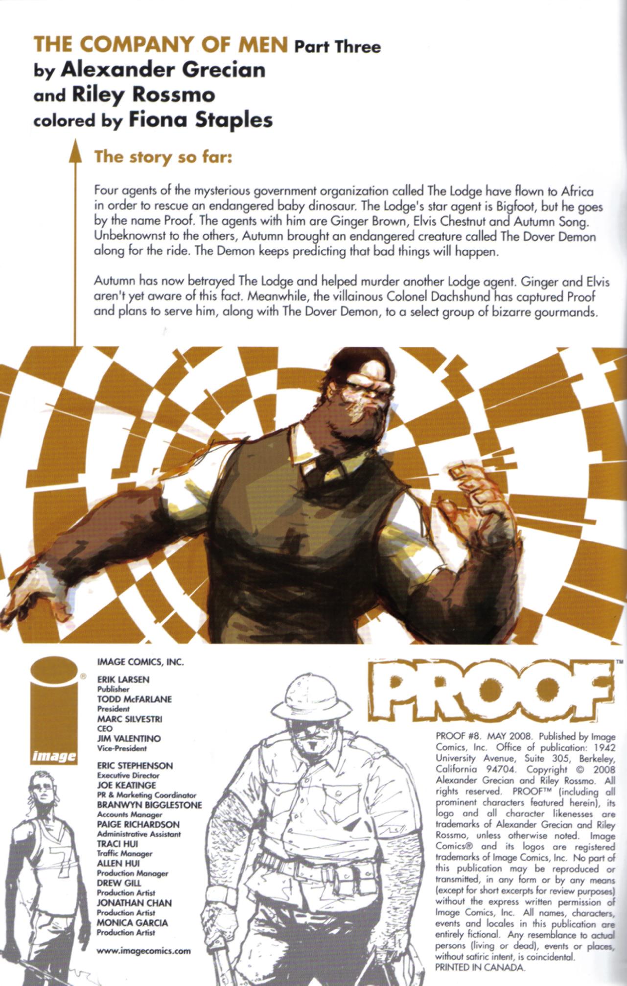 Read online Proof comic -  Issue #8 - 2