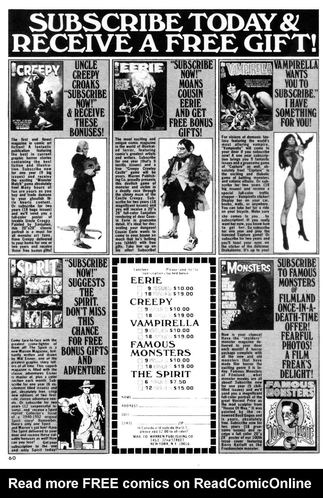 Read online Vampirella (1969) comic -  Issue #53 - 60