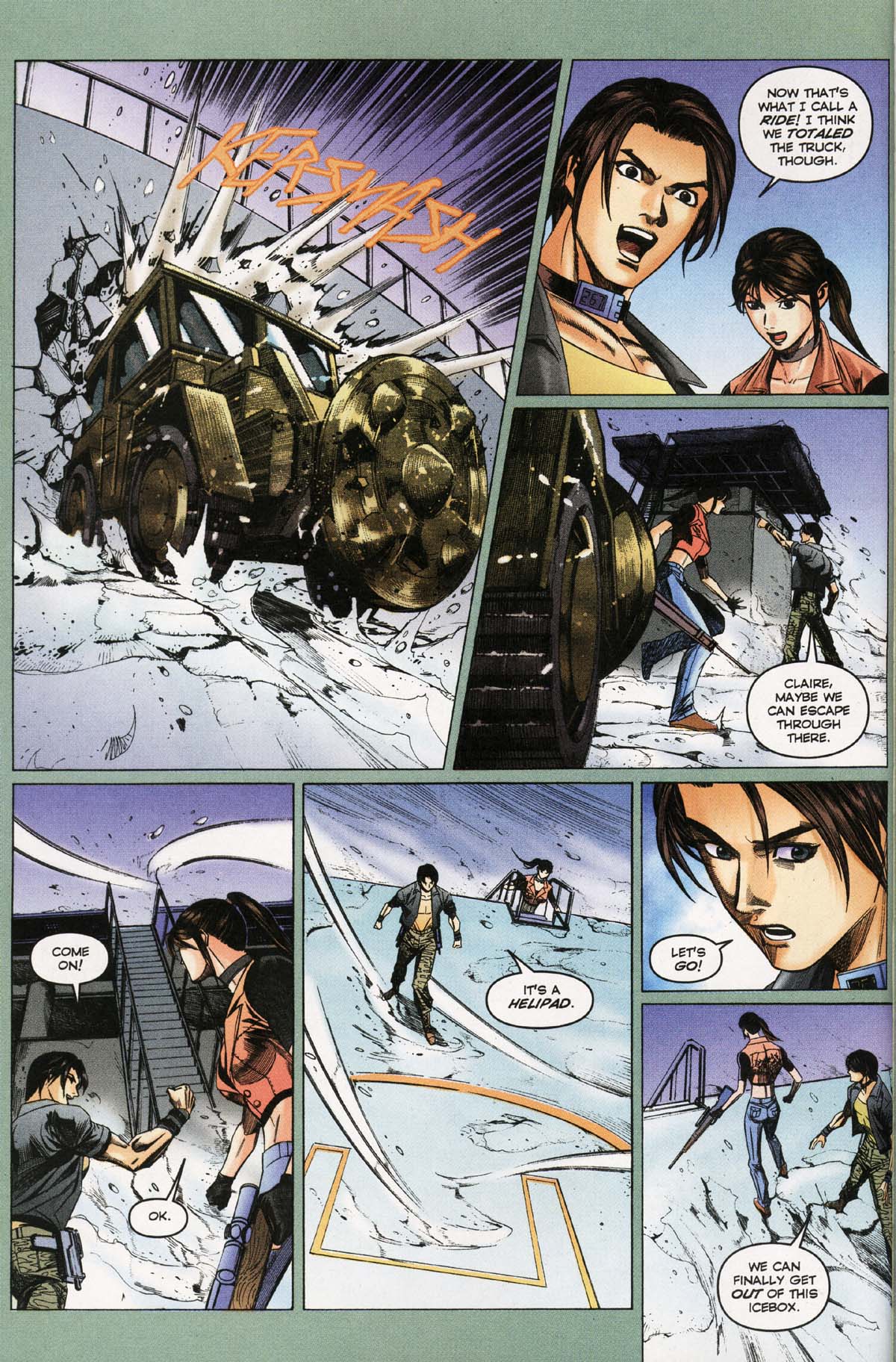 Read online Resident Evil Code: Veronica comic -  Issue #3 - 13