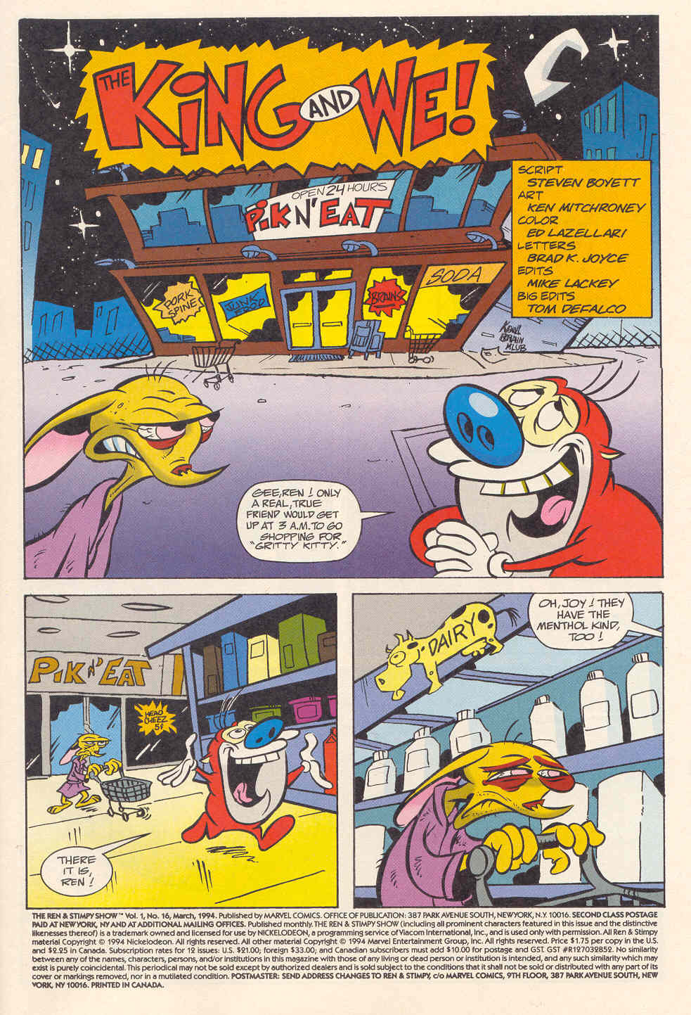 Read online The Ren & Stimpy Show comic -  Issue #16 - 2