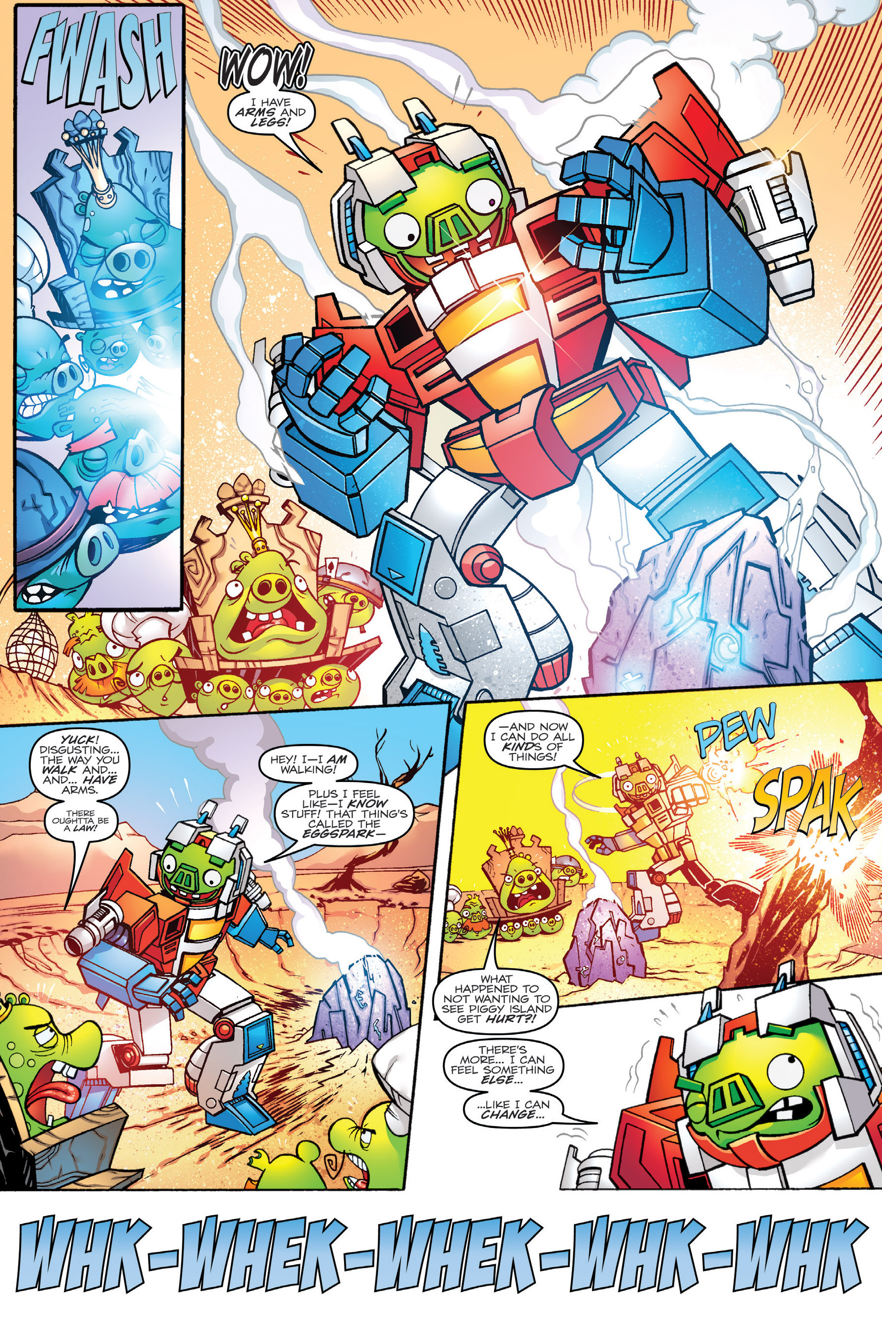 Read online Angry Birds Transformers: Age of Eggstinction comic -  Issue # Full - 17