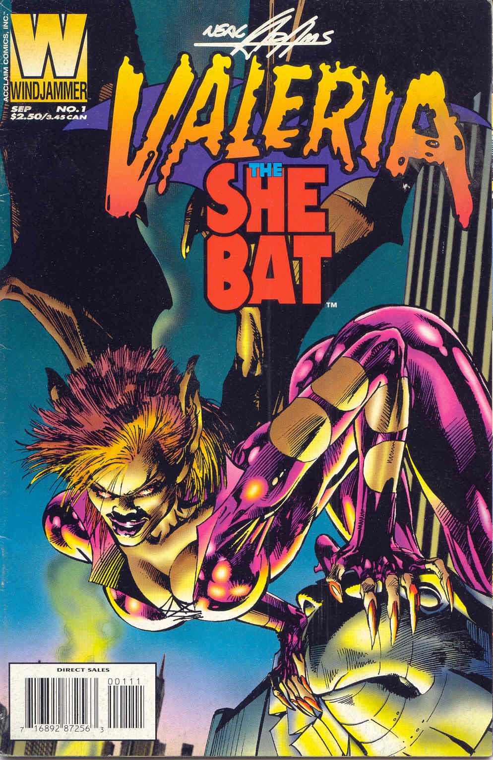 Read online Valeria, The She-Bat (1995) comic -  Issue #1 - 1