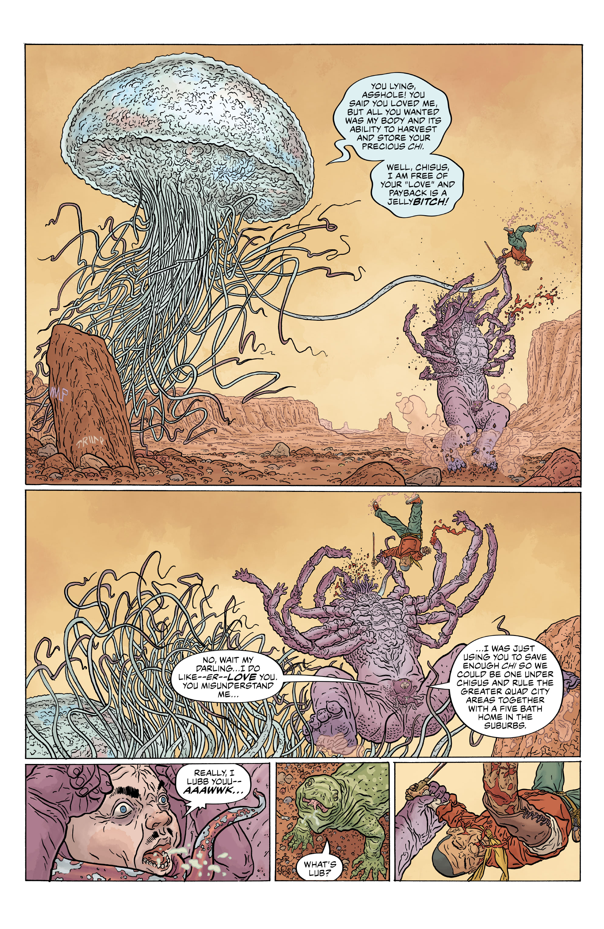 Read online Shaolin Cowboy: Cruel to Be Kin comic -  Issue #3 - 27