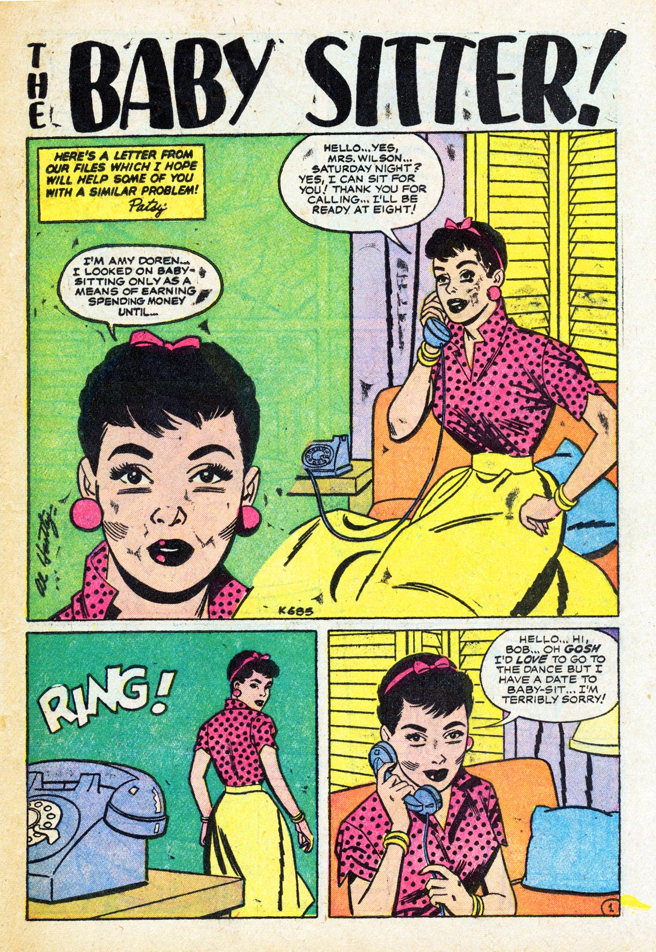 Read online Patsy Walker comic -  Issue #67 - 21
