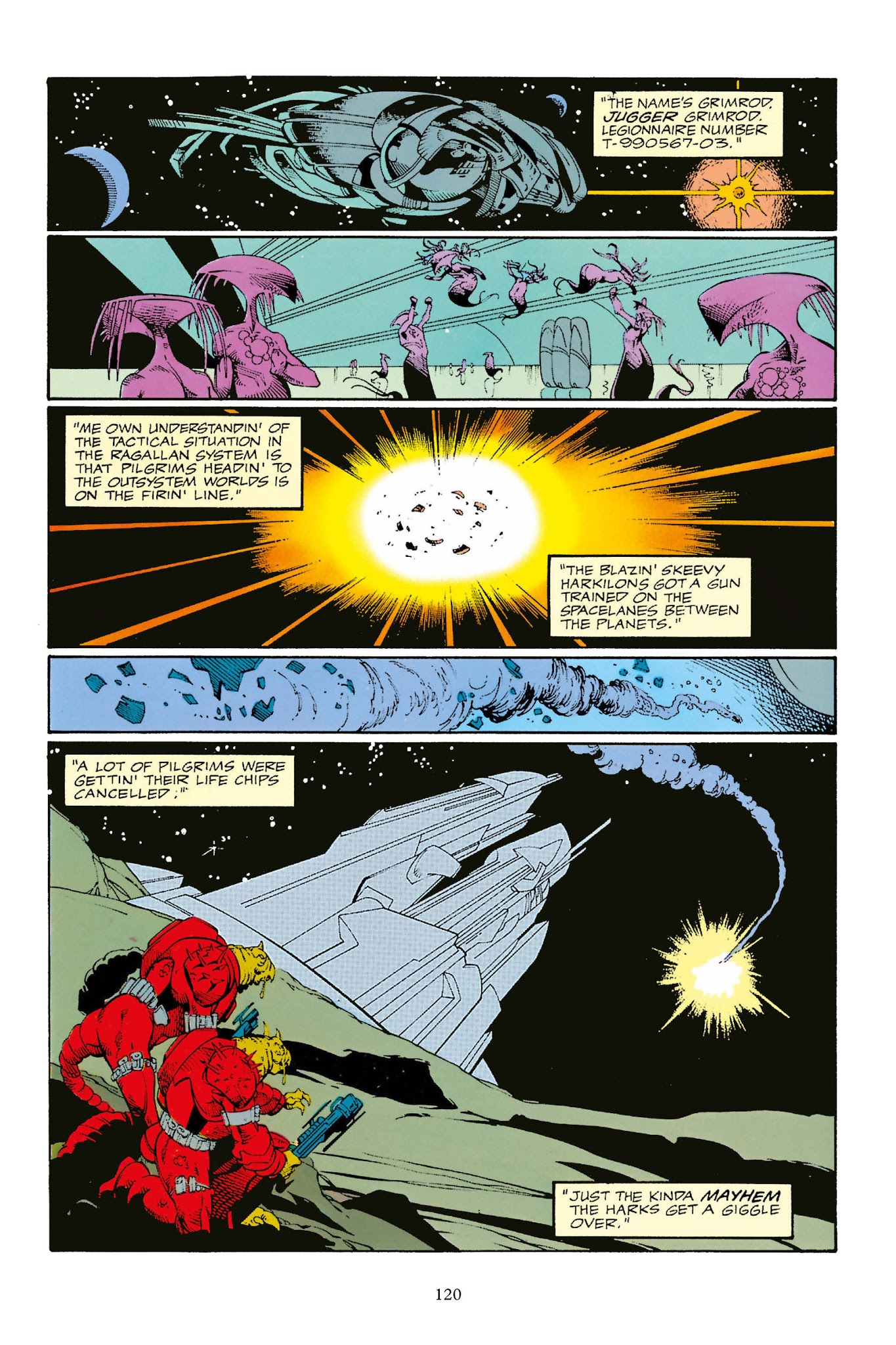 Read online Alien Legion: Dead and Buried comic -  Issue # TPB - 119
