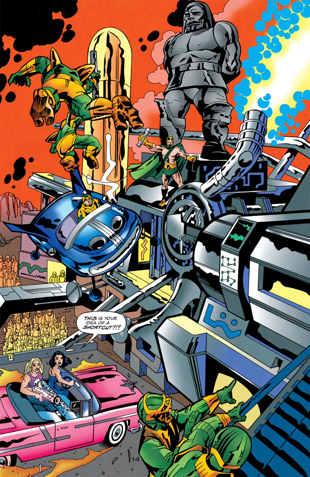 Read online Resurrection Man (1997) comic -  Issue #6 - 15