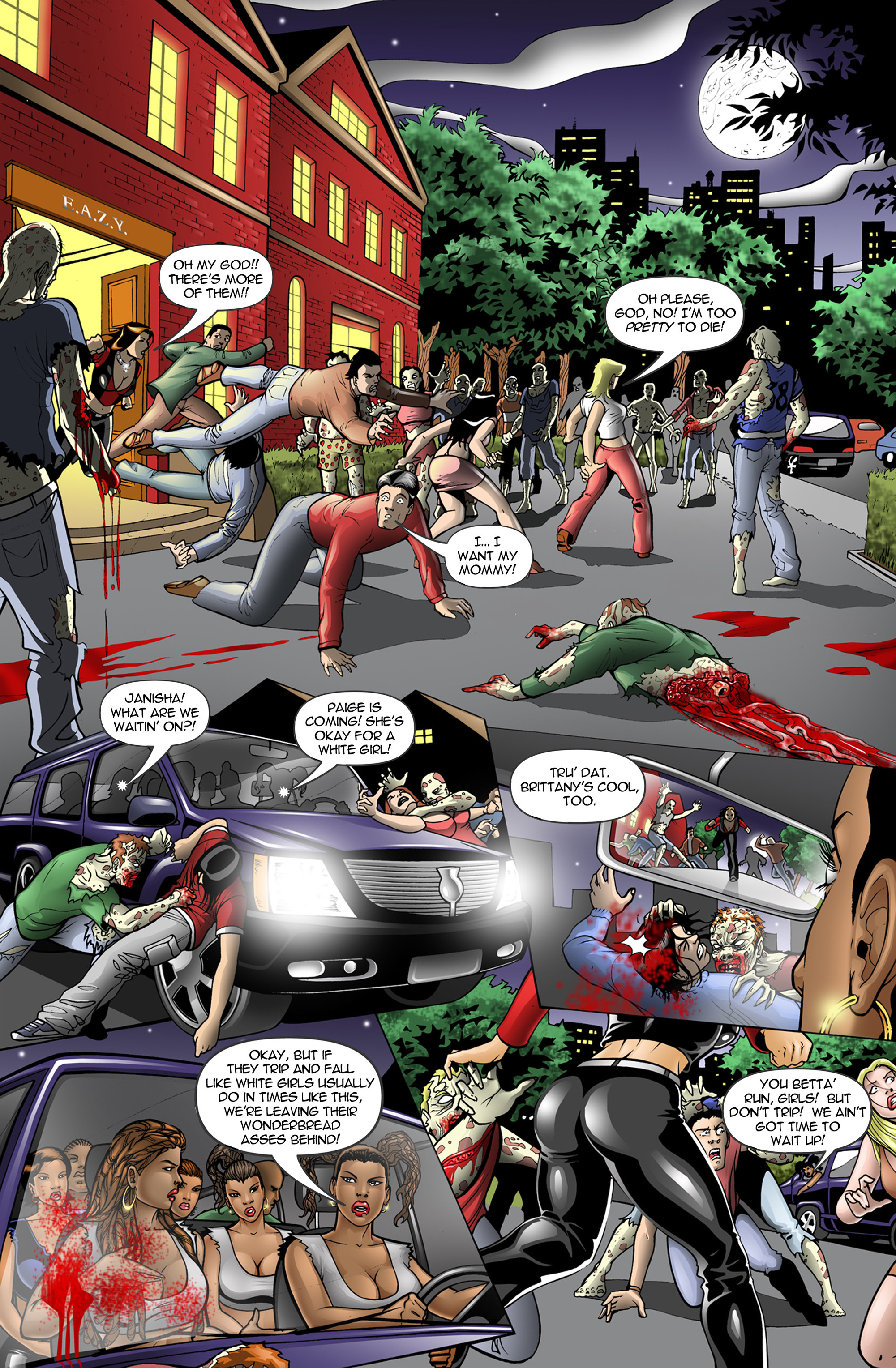 Read online Chaos Campus: Sorority Girls Vs. Zombies comic -  Issue #1 - 22