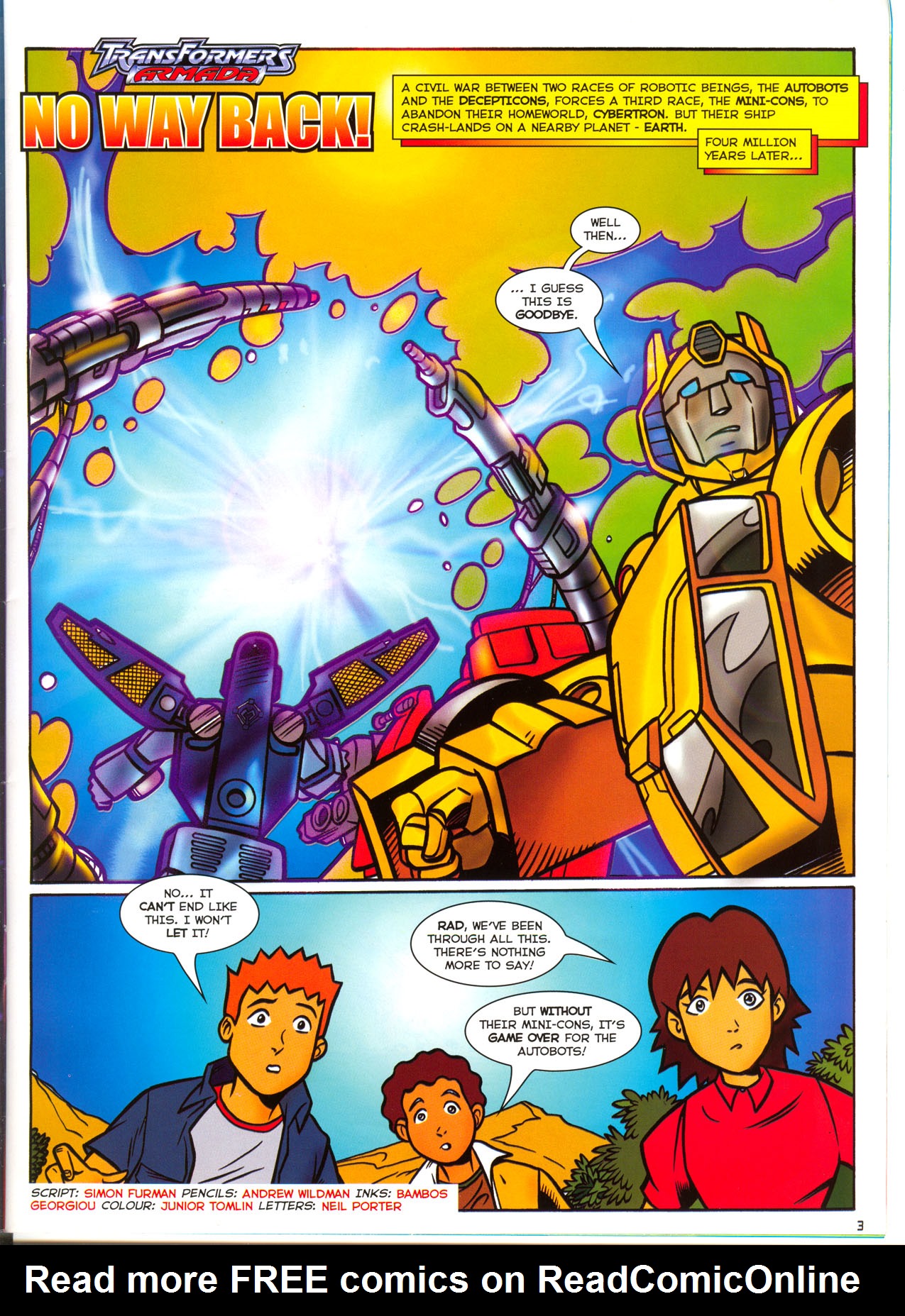 Read online Transformers: Armada (2003) comic -  Issue #4 - 2