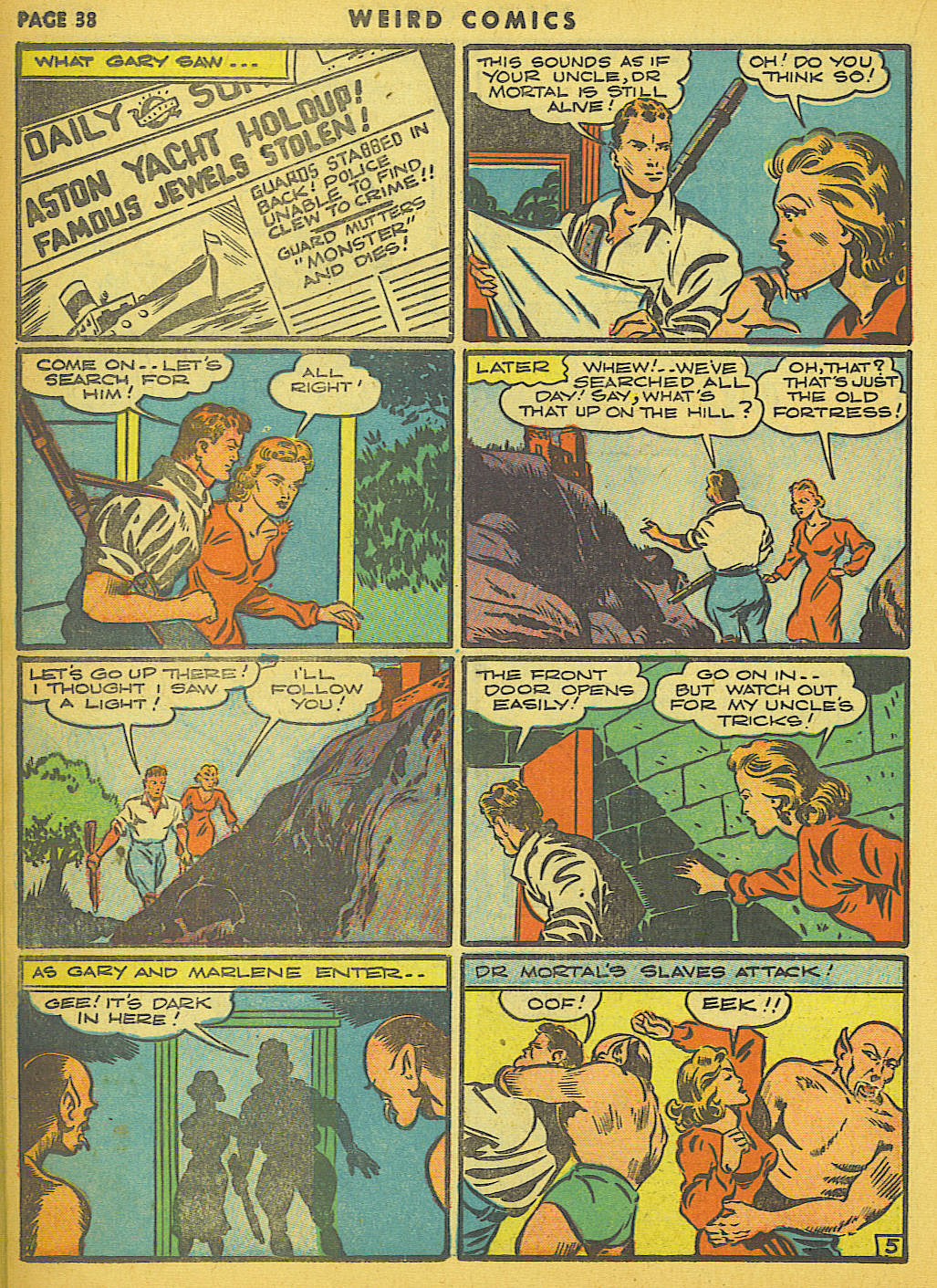 Read online Weird Comics comic -  Issue #11 - 38