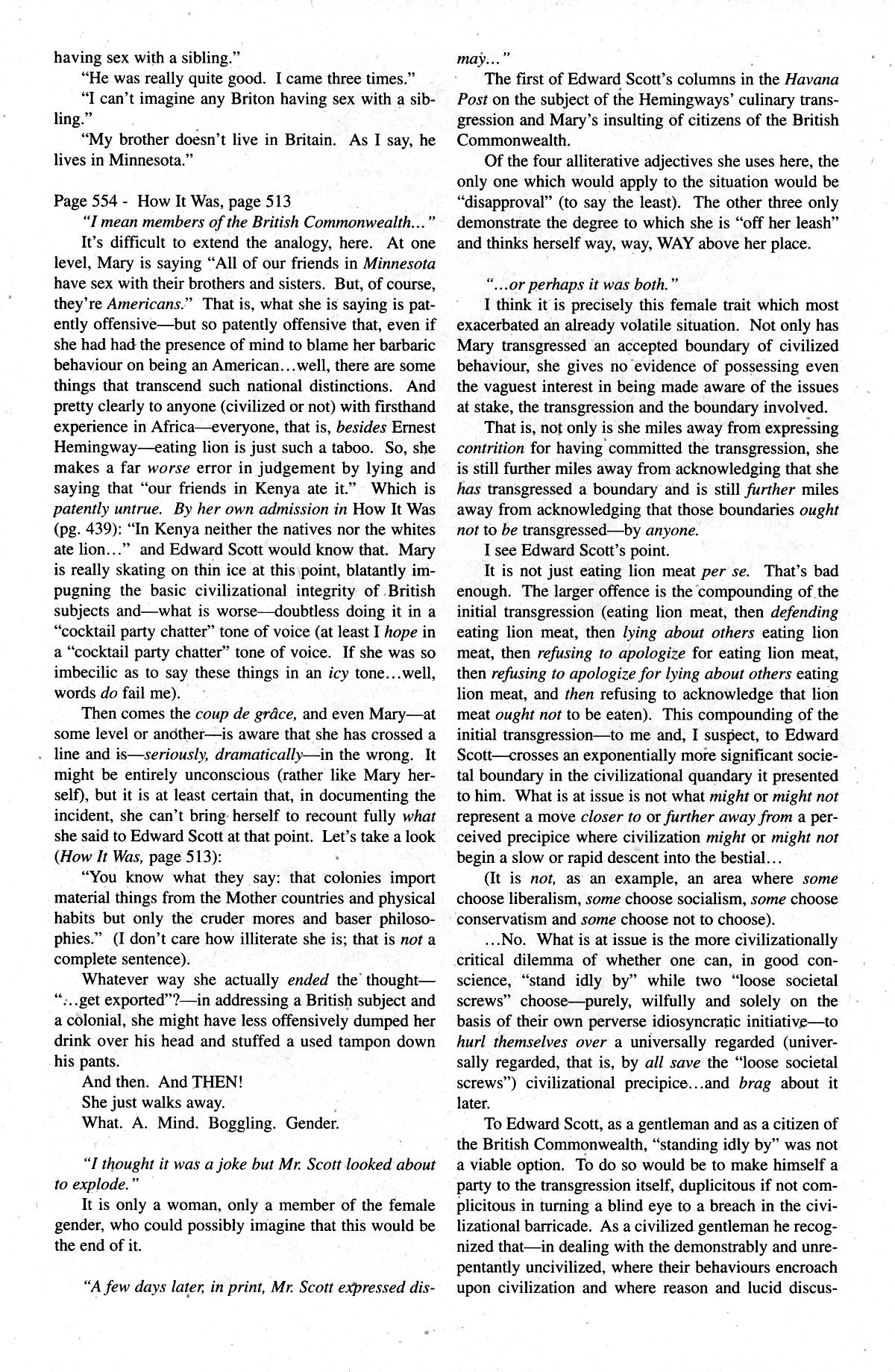 Cerebus Issue #263 #262 - English 25