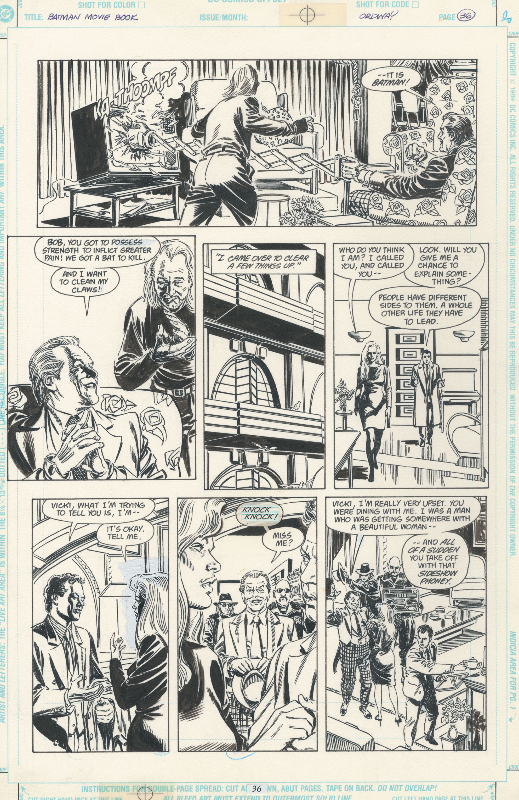 Read online Batman: The 1989 Movie Adaptation Deluxe Edition comic -  Issue # TPB - 73