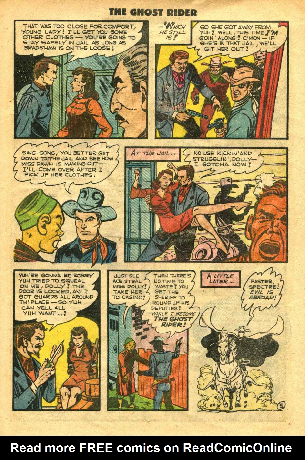 Read online The Ghost Rider (1950) comic -  Issue #5 - 23