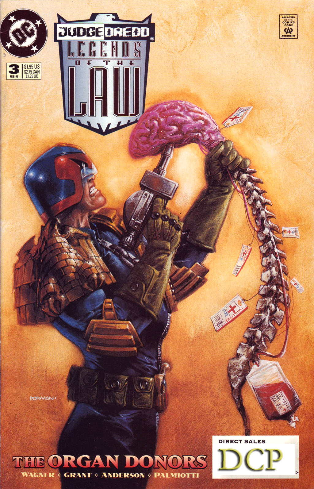 Read online Judge Dredd: Legends of the Law comic -  Issue #3 - 1