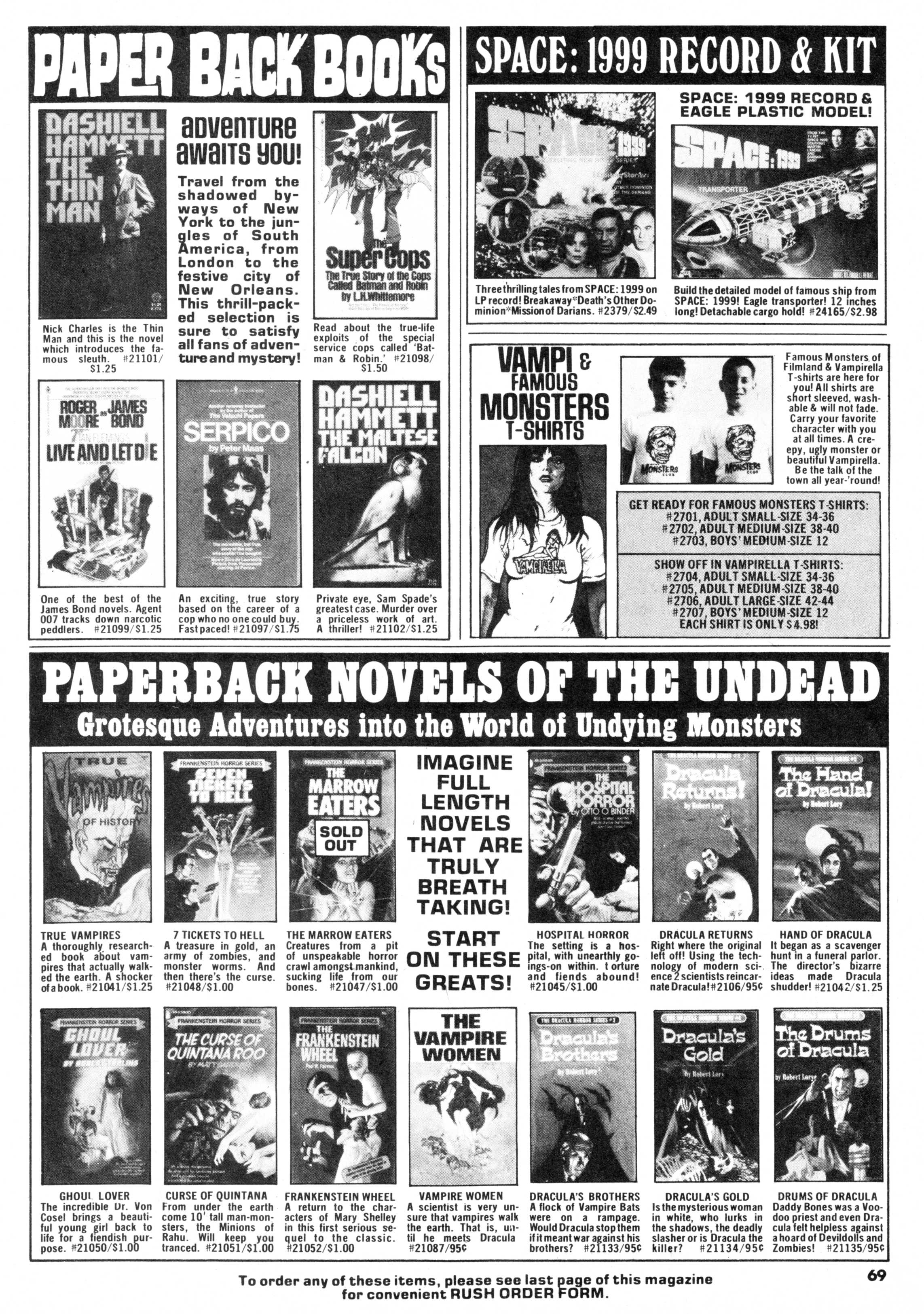 Read online Vampirella (1969) comic -  Issue #61 - 69