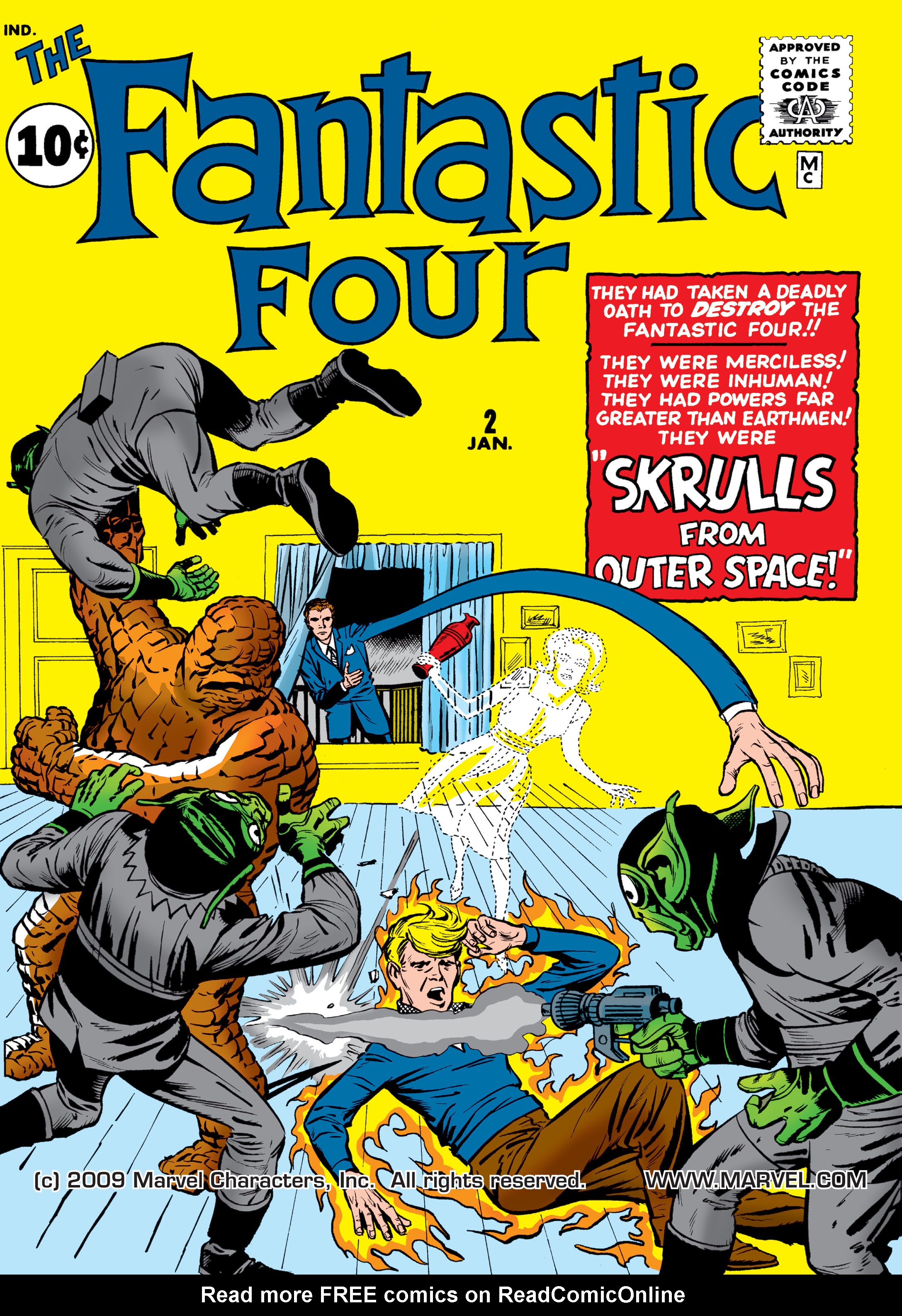 Read online Fantastic Four (1961) comic -  Issue #2 - 1