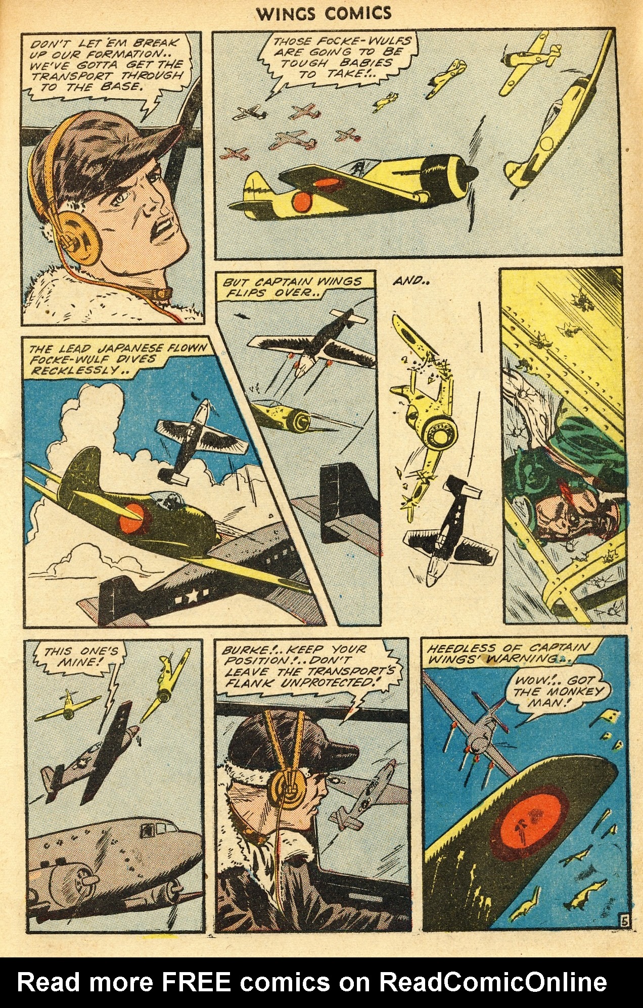 Read online Wings Comics comic -  Issue #46 - 7
