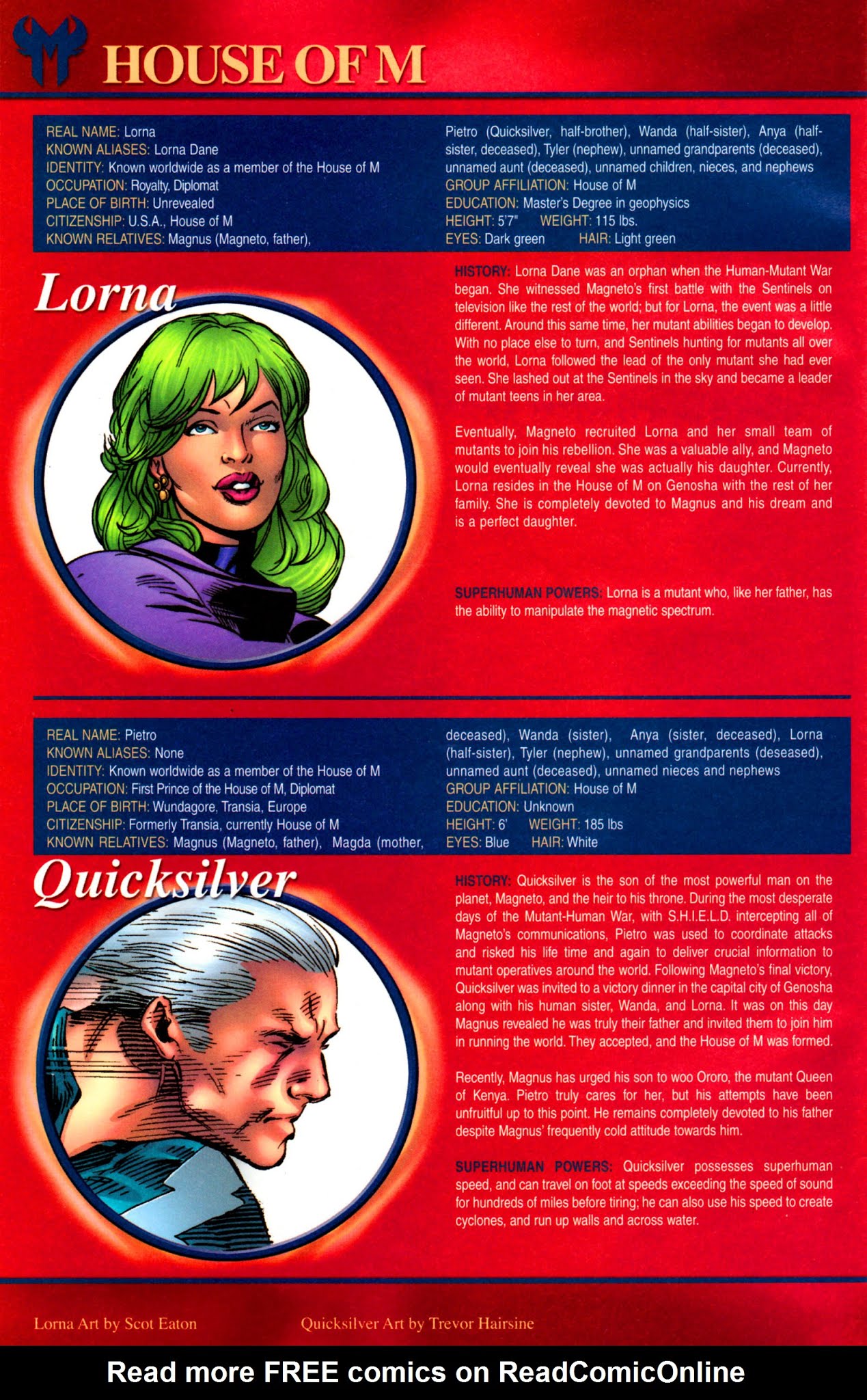 Read online Secrets of the House of M comic -  Issue # Full - 7