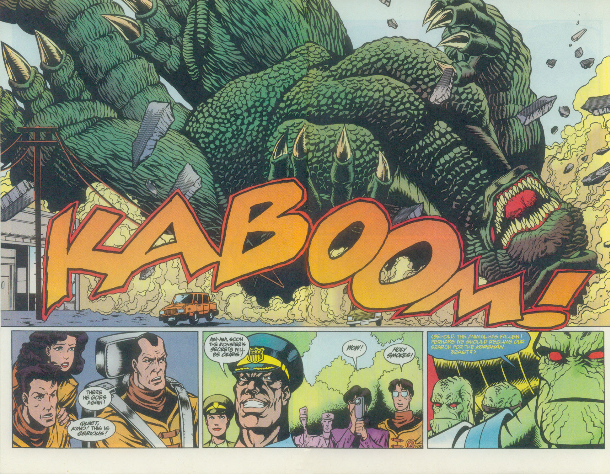 Read online Godzilla (1995) comic -  Issue #6 - 8