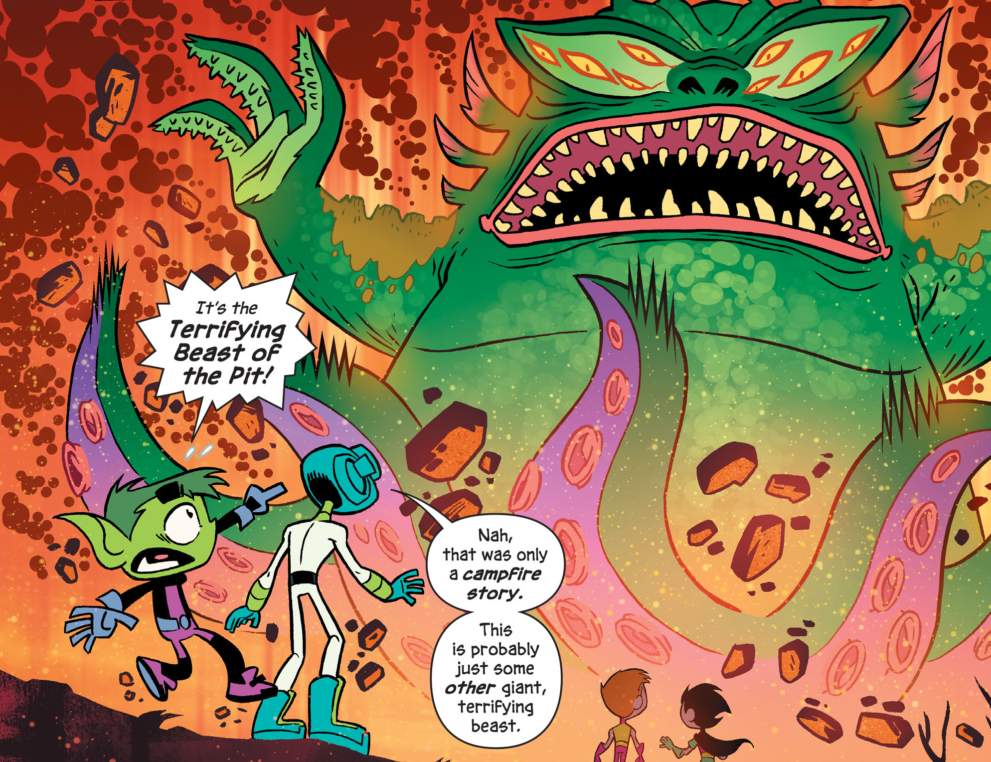 Read online Teen Titans Go! To Camp comic -  Issue #13 - 14