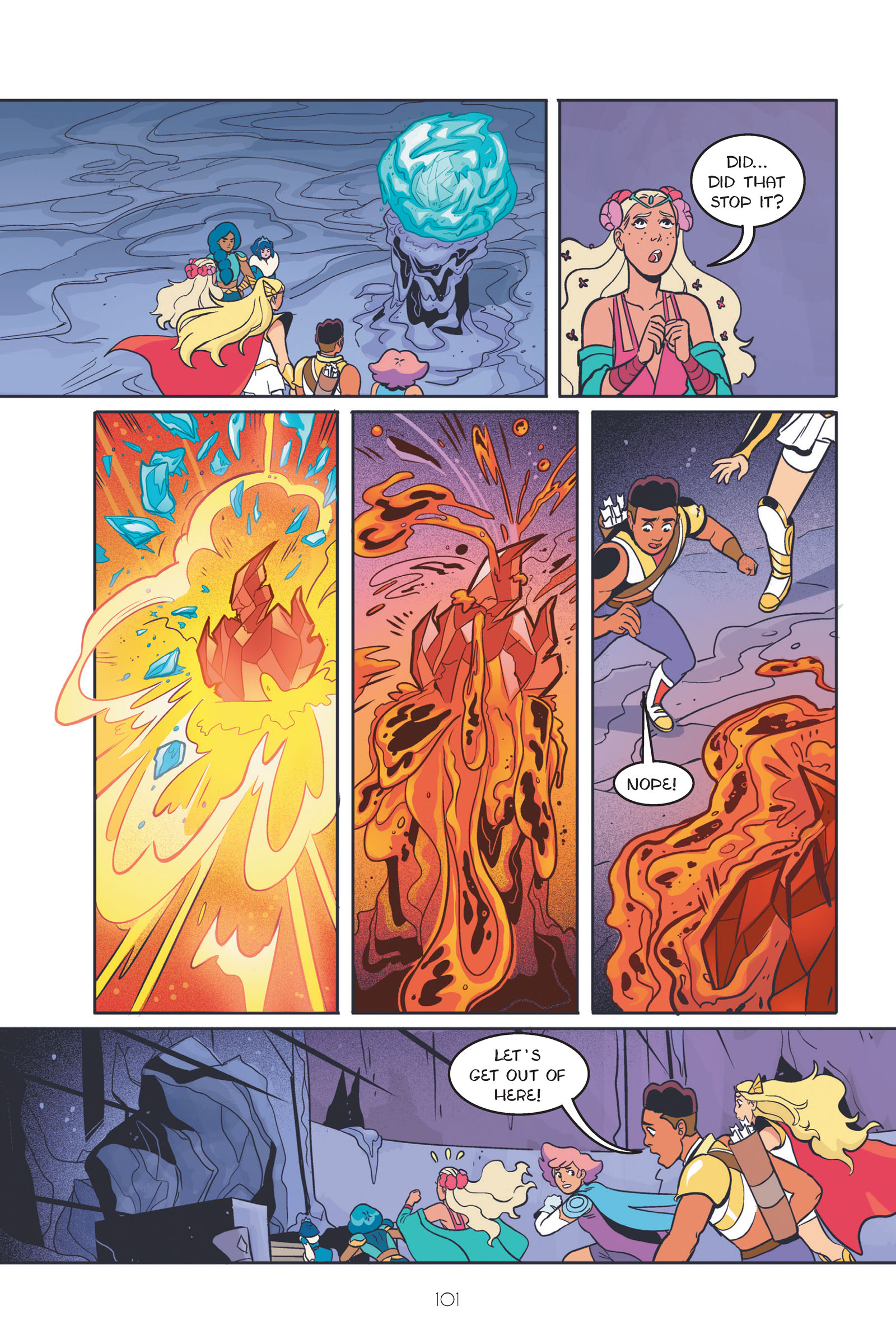 Read online She-Ra and the Princesses of Power: Legend of the Fire Princess comic -  Issue # TPB - 103