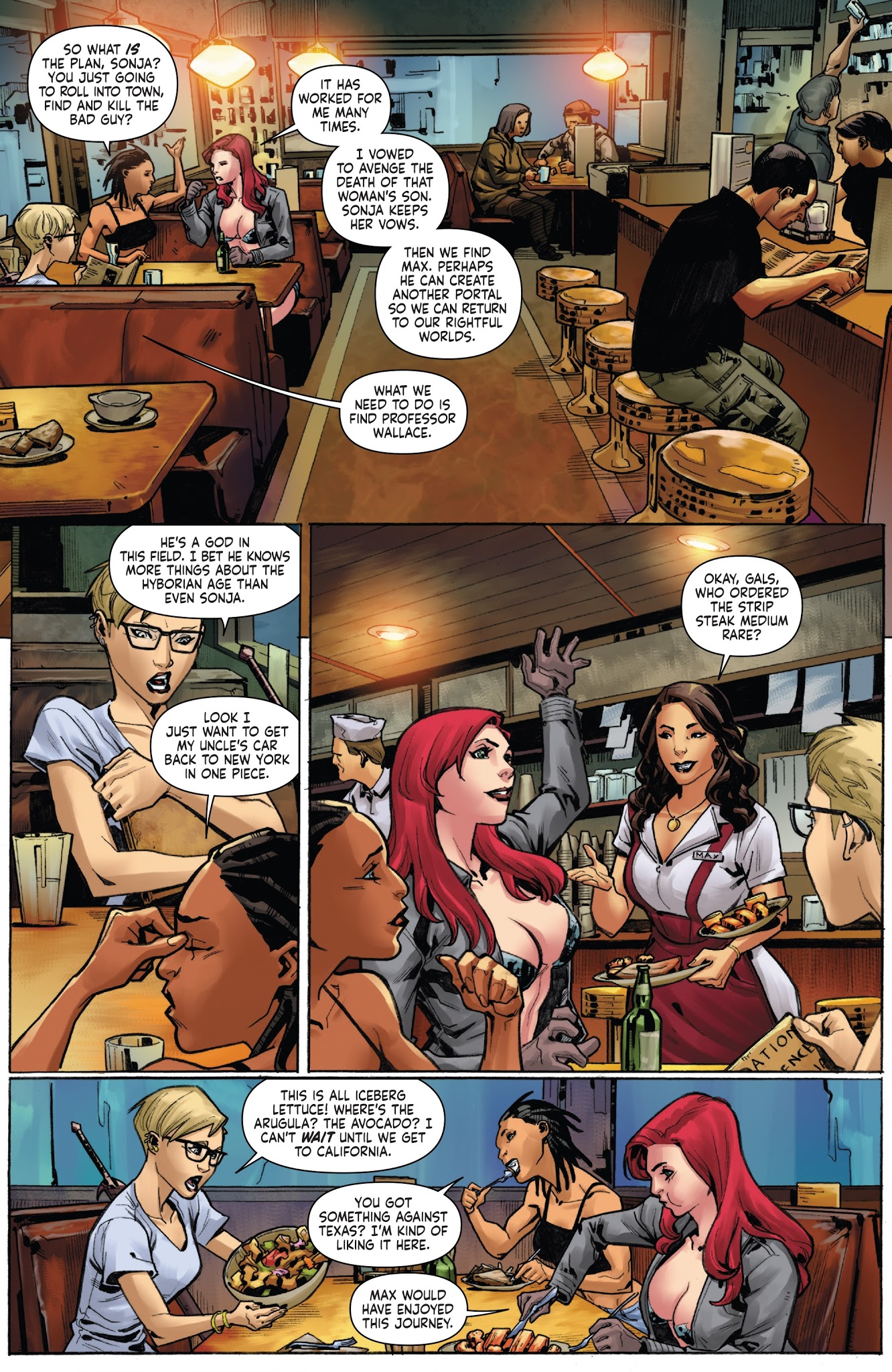 Read online Red Sonja Vol. 4 comic -  Issue #8 - 13
