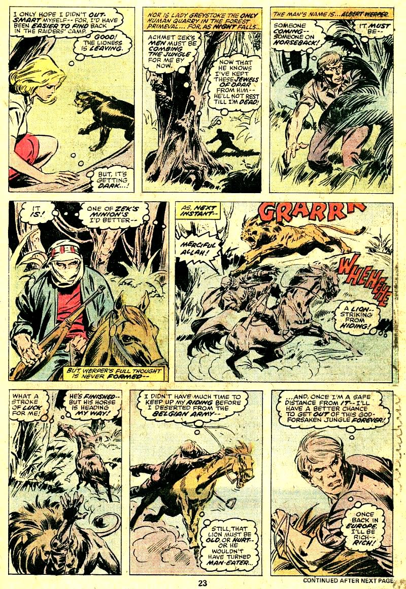 Read online Tarzan (1977) comic -  Issue #6 - 14