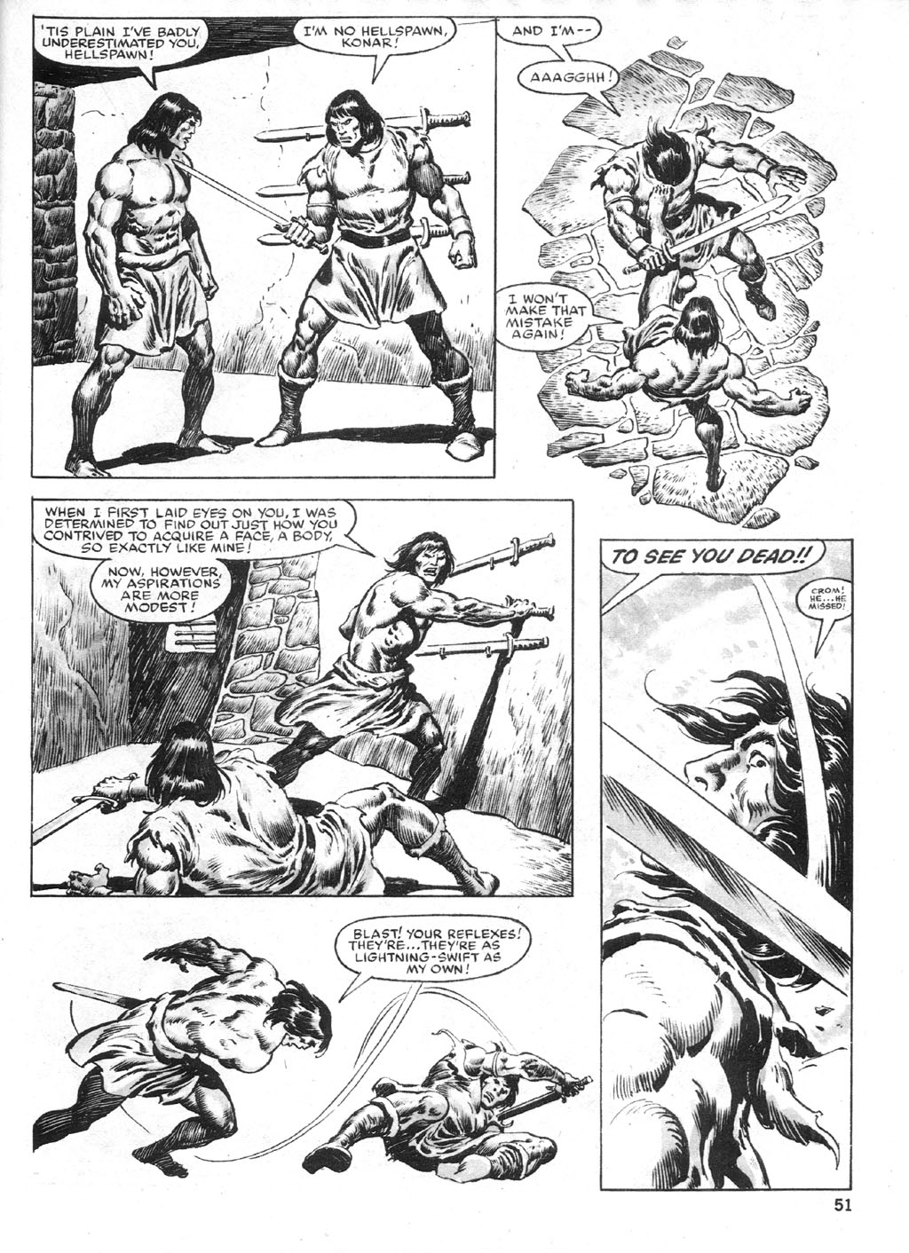 Read online The Savage Sword Of Conan comic -  Issue #93 - 51