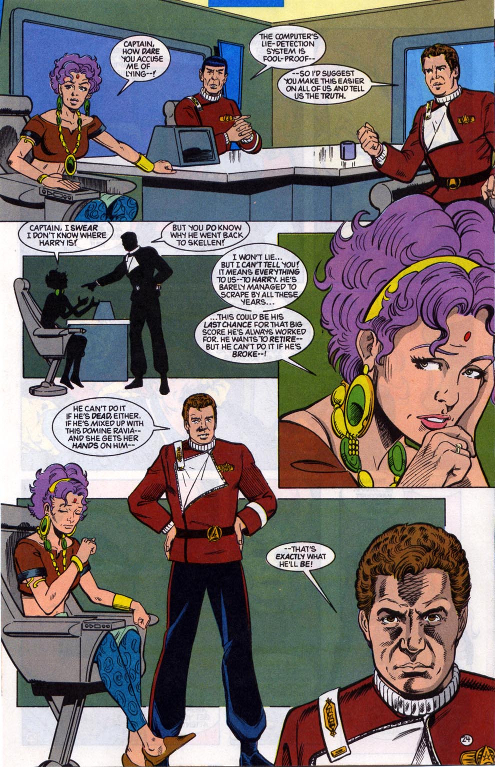 Read online Star Trek (1989) comic -  Issue #24 - 25