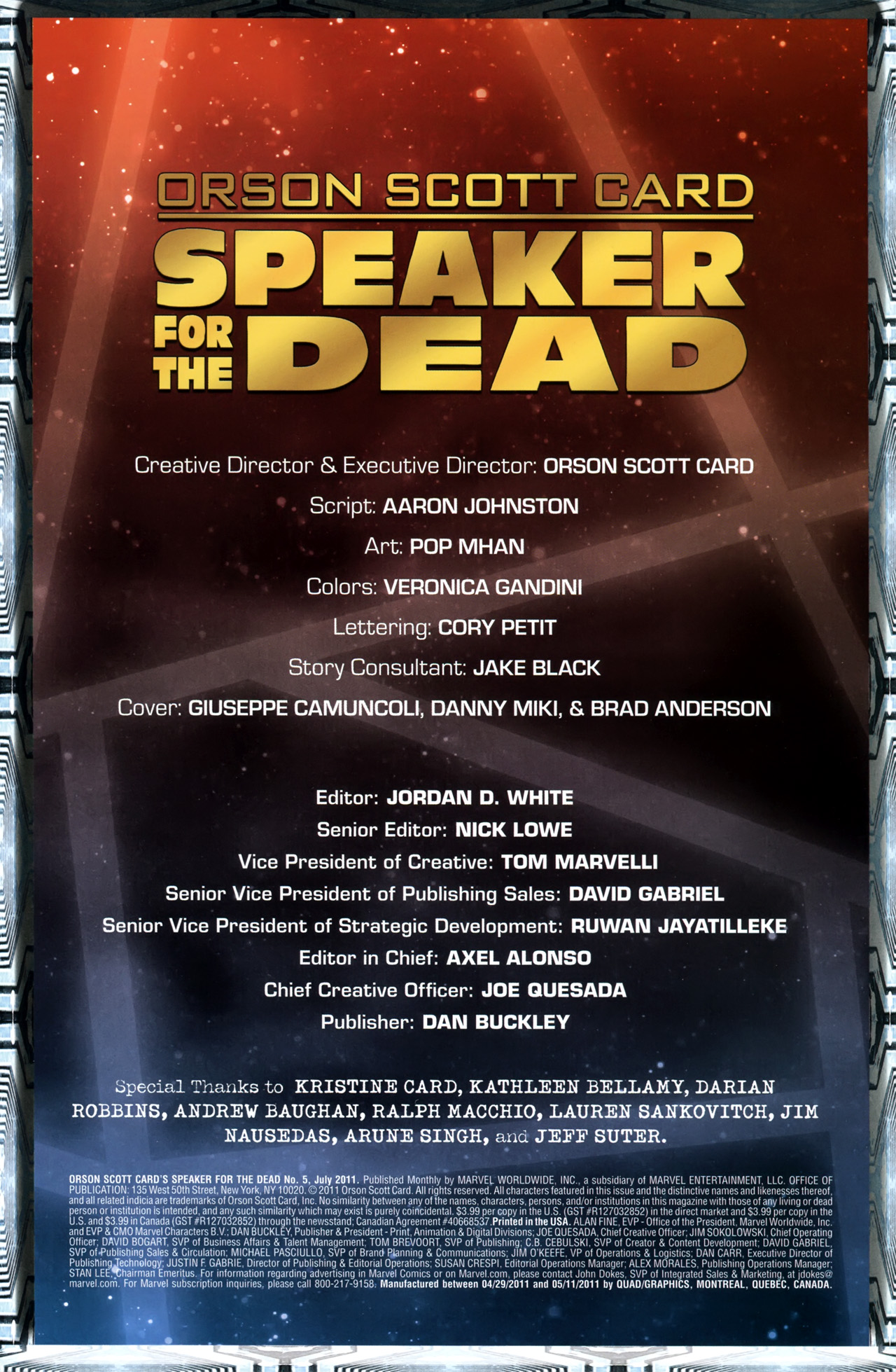 Read online Orson Scott Card's Speaker for the Dead comic -  Issue #5 - 2