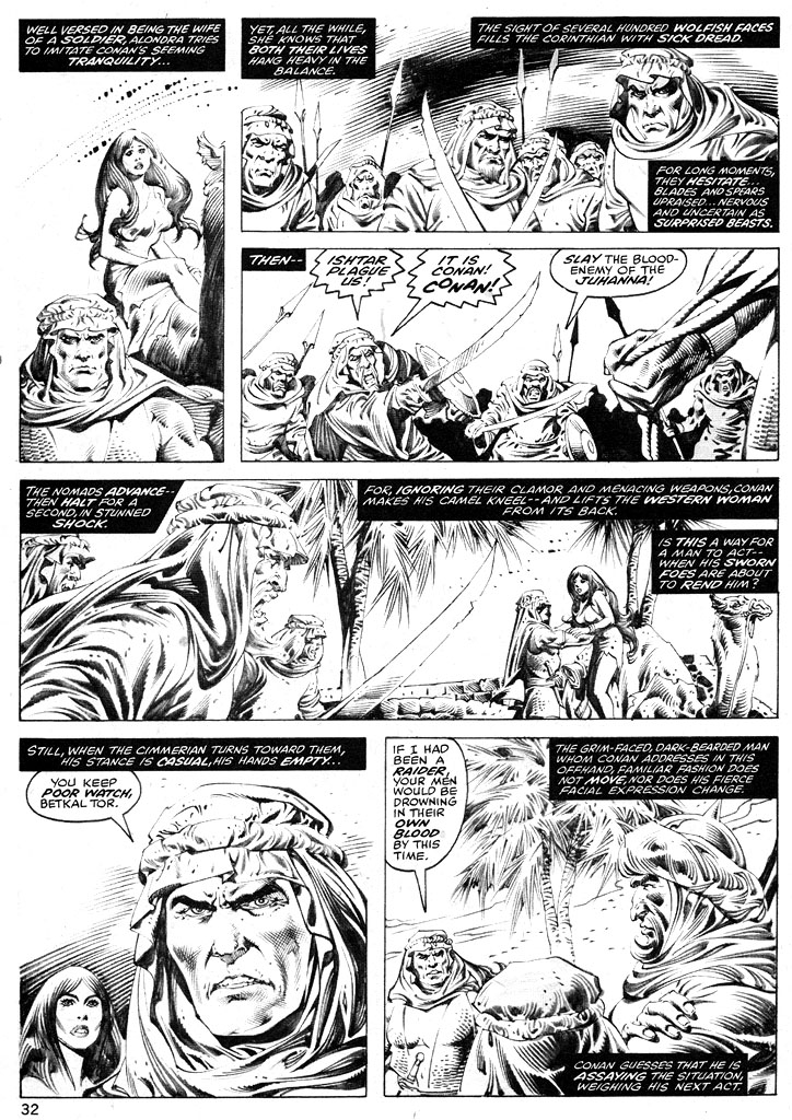 Read online The Savage Sword Of Conan comic -  Issue #37 - 32