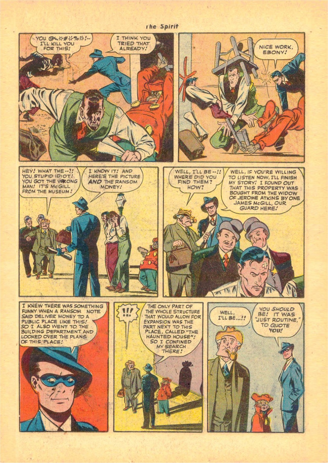 Read online The Spirit (1944) comic -  Issue #8 - 25