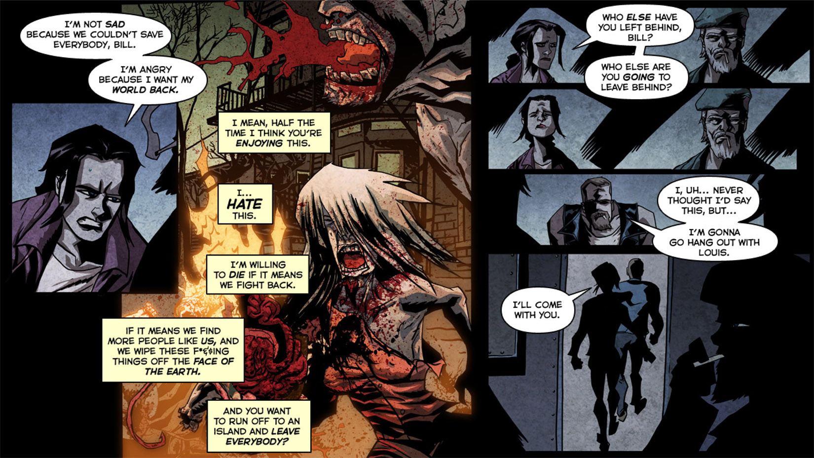 Read online Left 4 Dead: The Sacrifice comic -  Issue #4 - 8