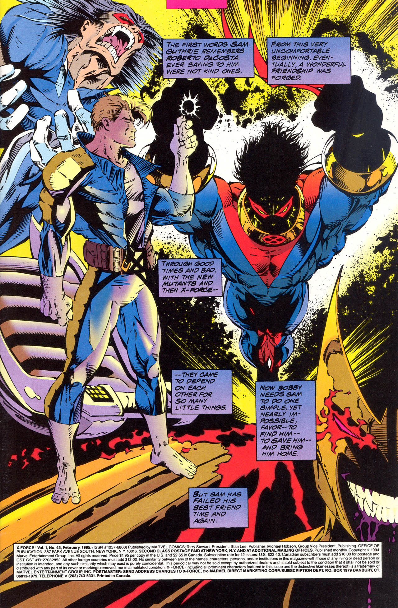 Read online X-Force (1991) comic -  Issue #43 - 3