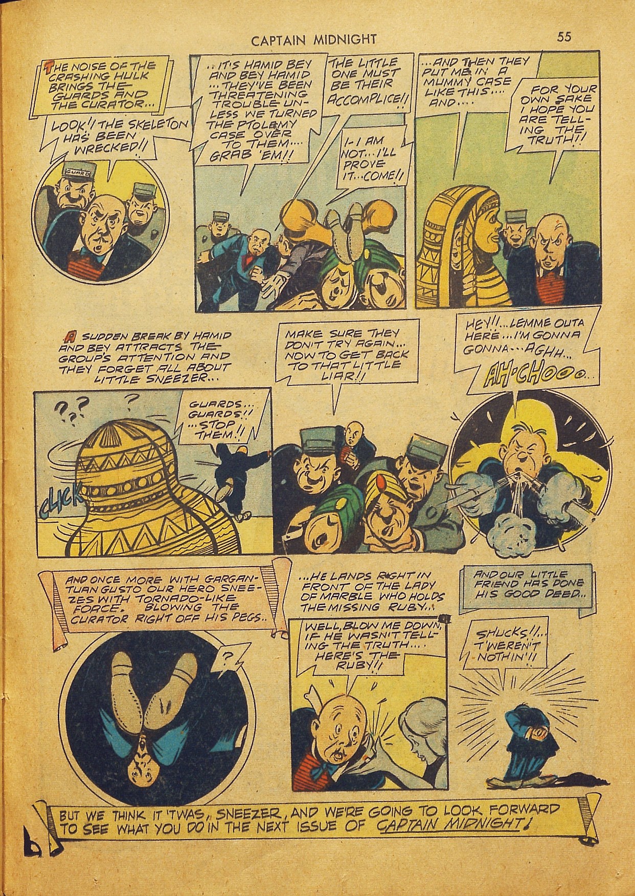 Read online Captain Midnight (1942) comic -  Issue #2 - 54