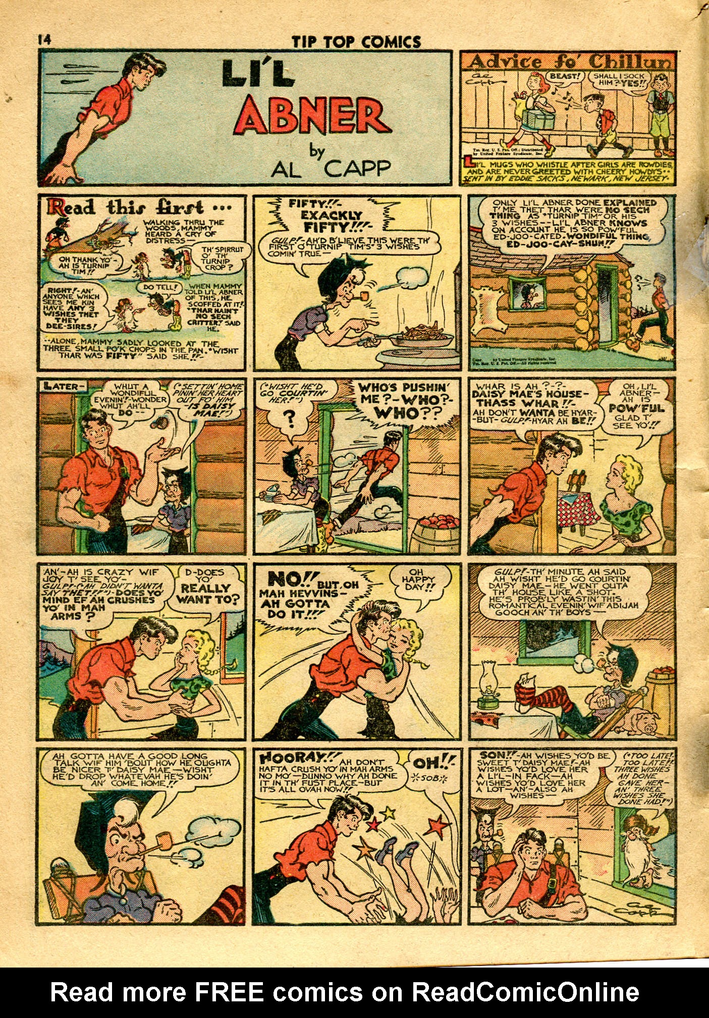 Read online Tip Top Comics comic -  Issue #60 - 16